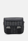 MESSENGER BAG - Cross body bag - noir gris