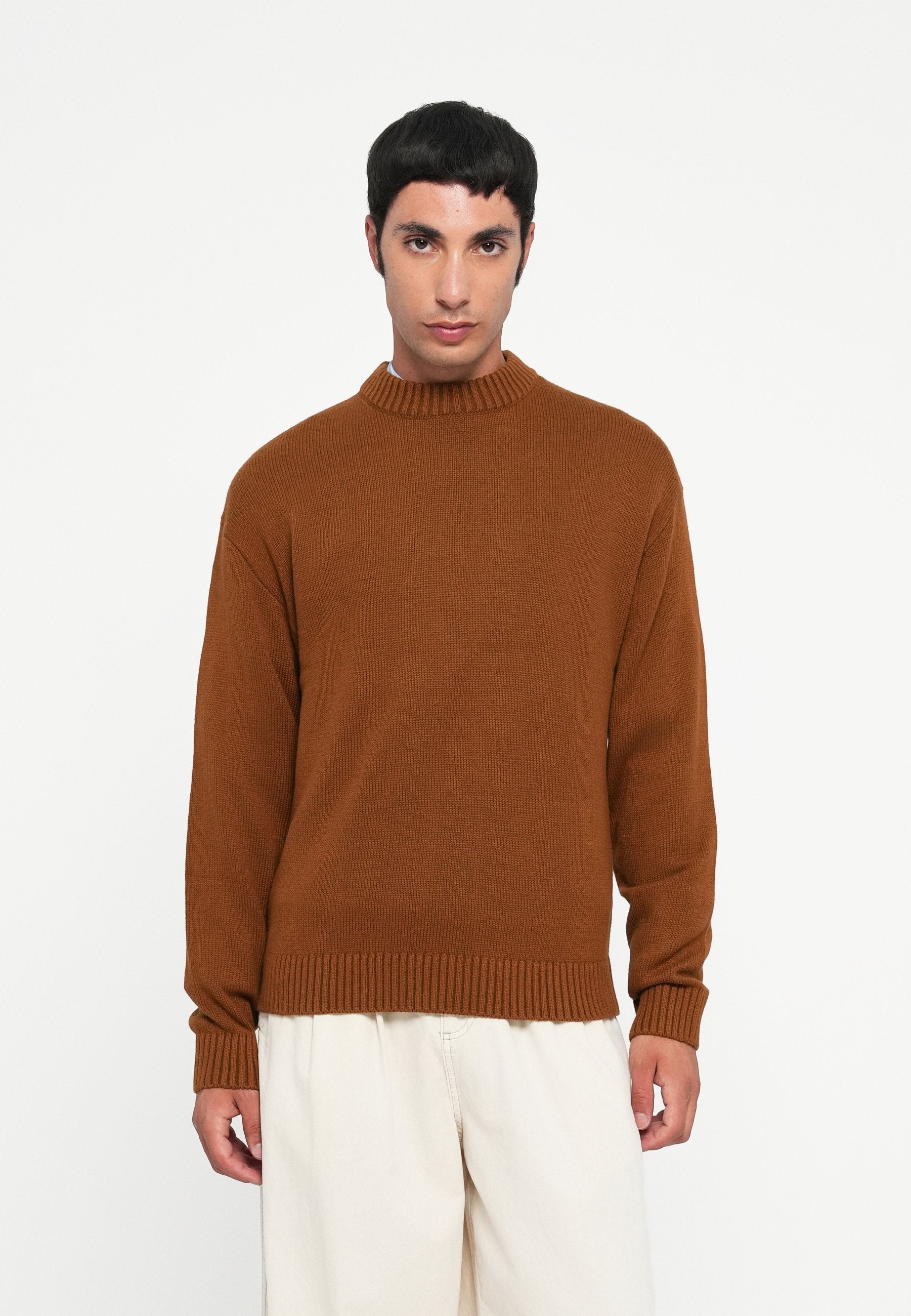 Knitted Plain Knitted - Jumper - monks robe