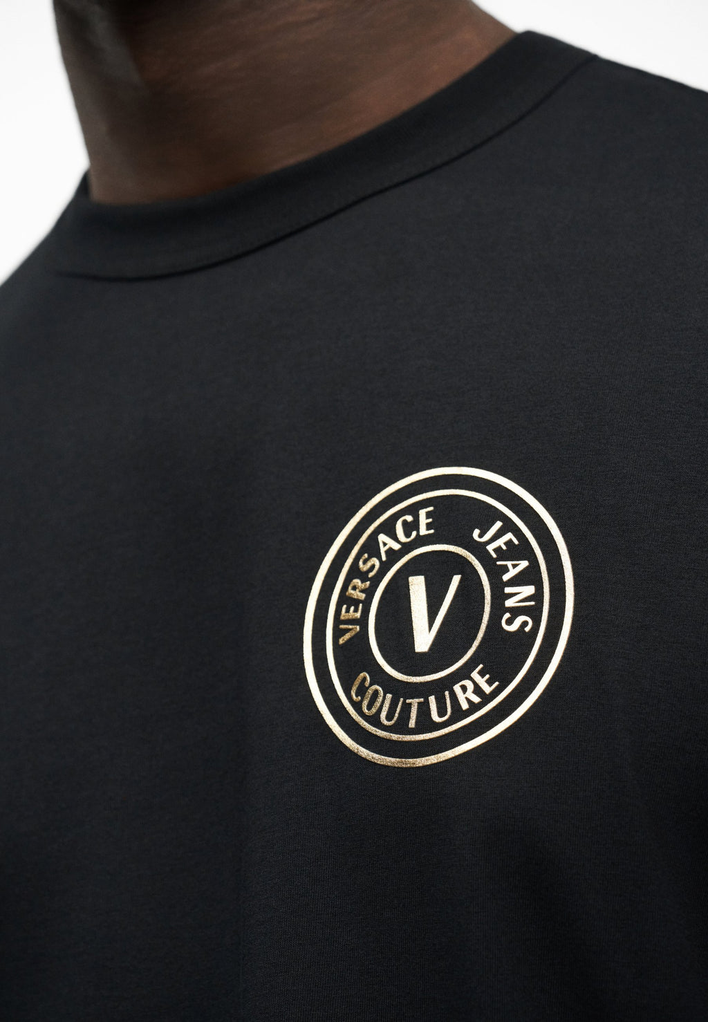 EMBLEM UNISEX - Basic T-shirt - black/gold-coloured