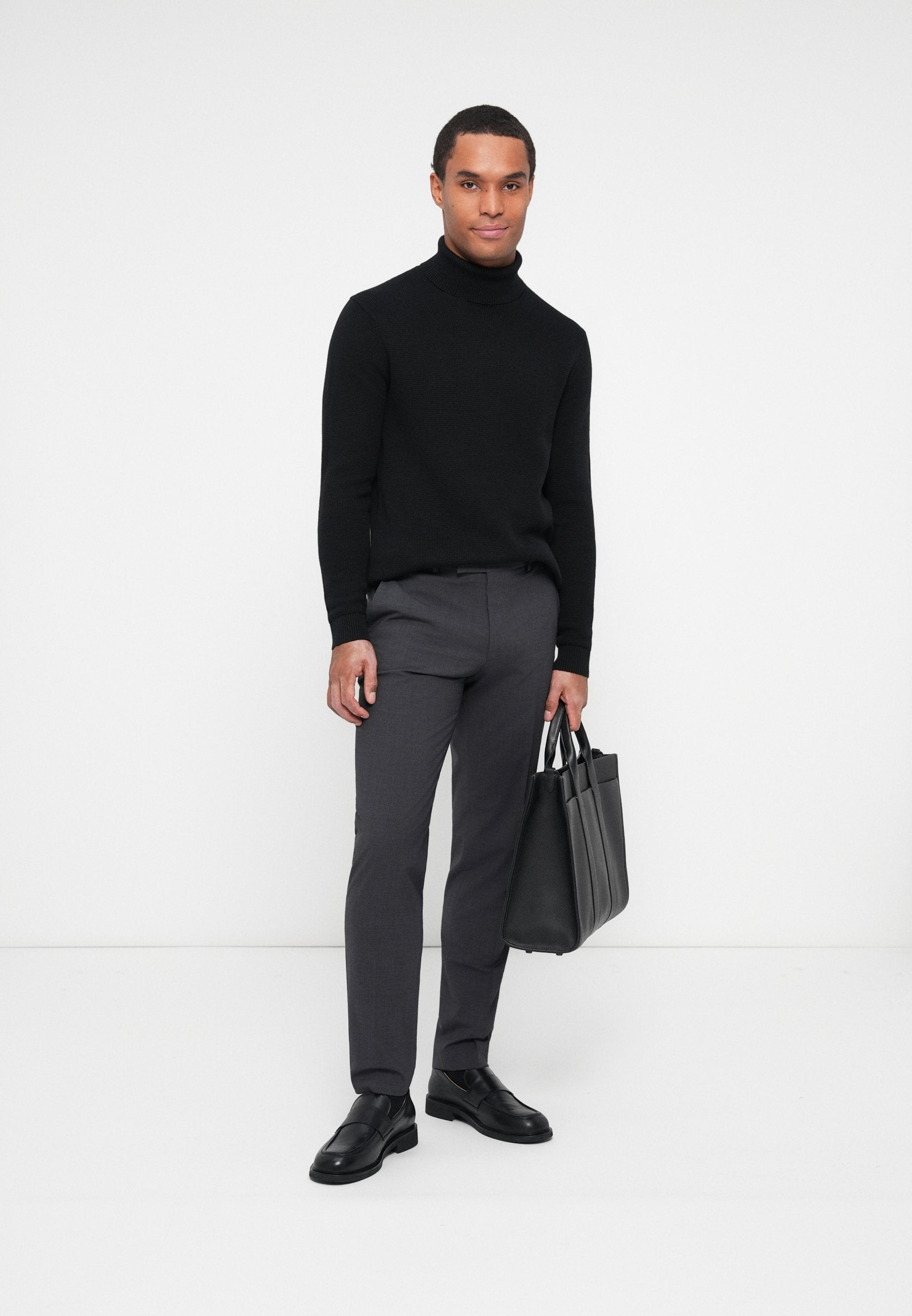 LEON - Trousers - dark grey