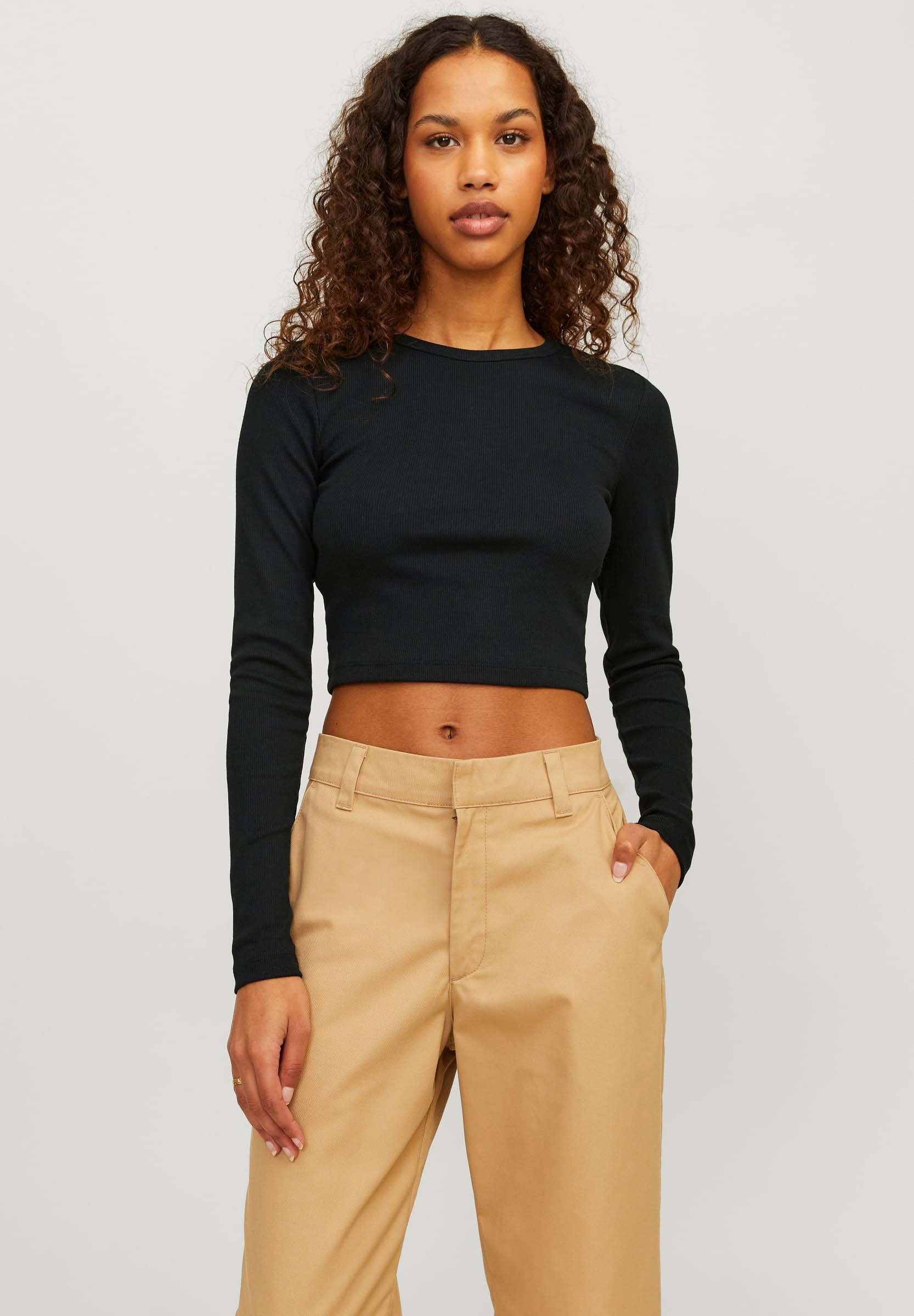 JXFELINE  - Long sleeved top - black