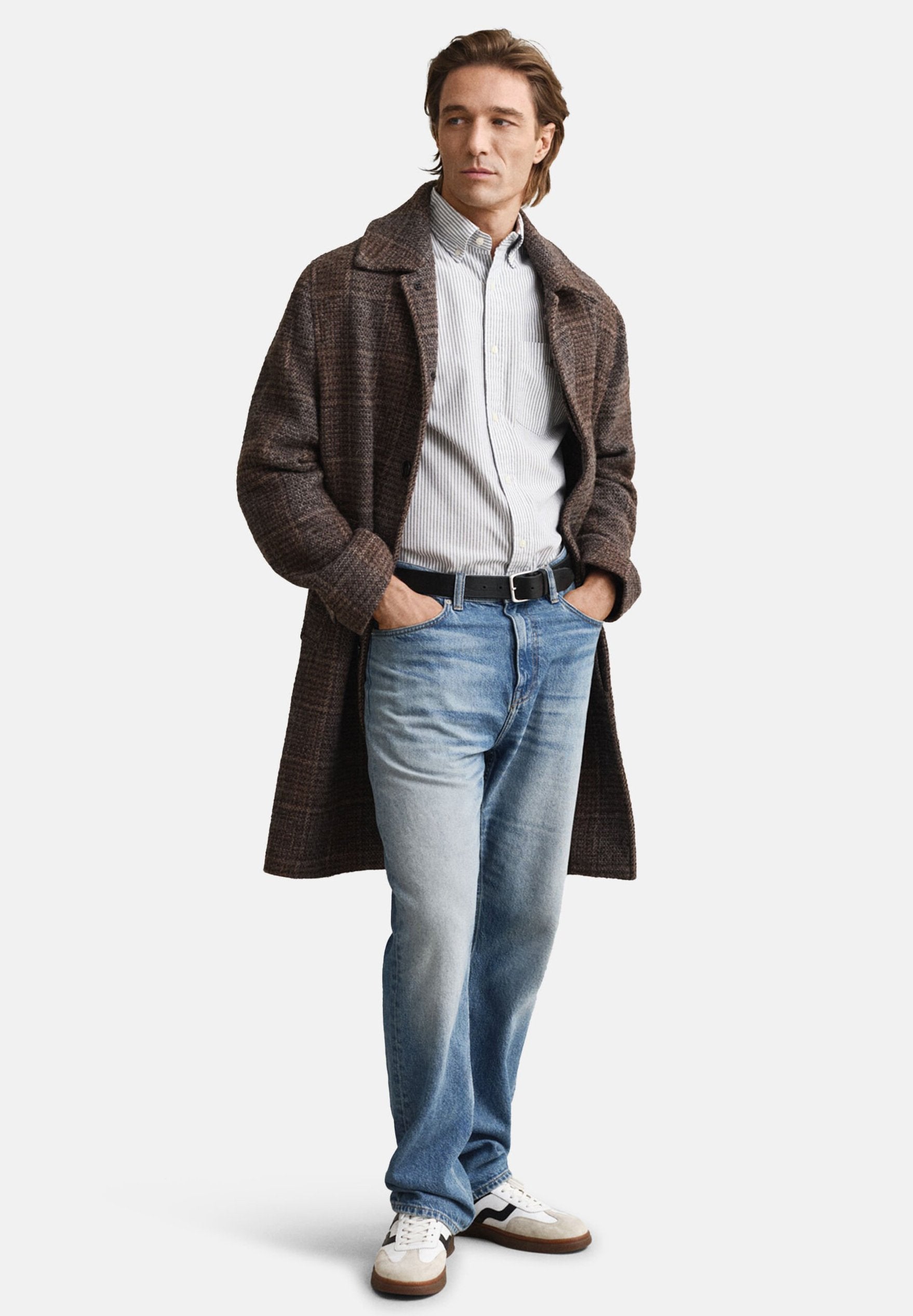 REG CLASSIC OXFORD STRIPE - Chemise - bleu persan