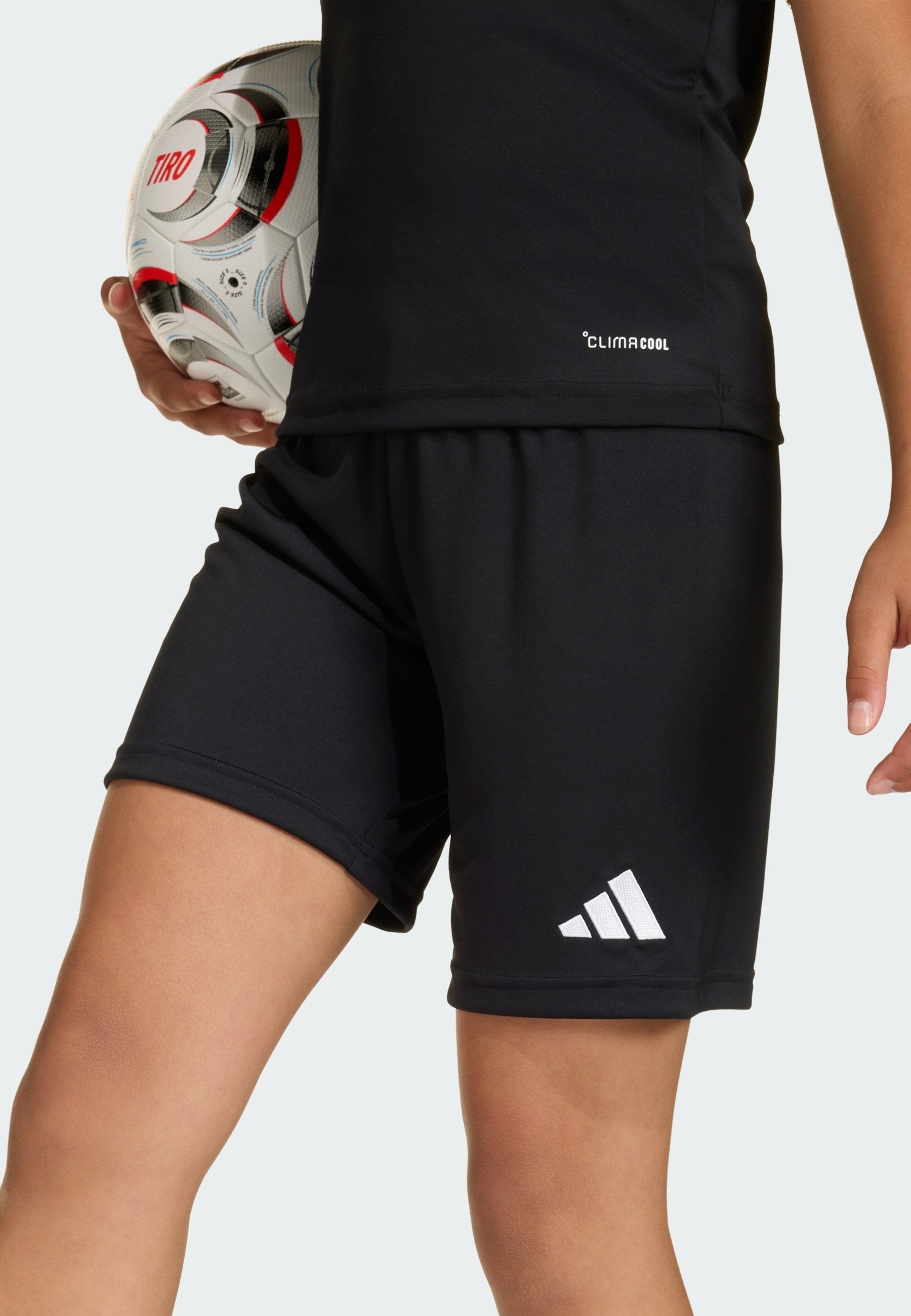 SHORT UNISEXE ENFANT - Short de sport - noir/blanc