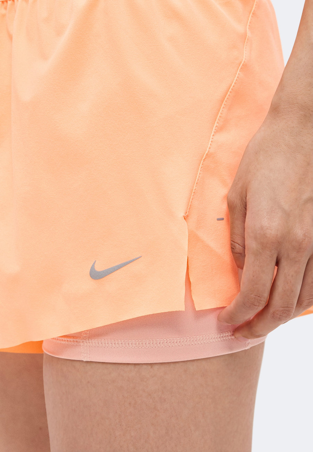 SWIFT - 2-in-1 shorts - orange pulse/arctic orange