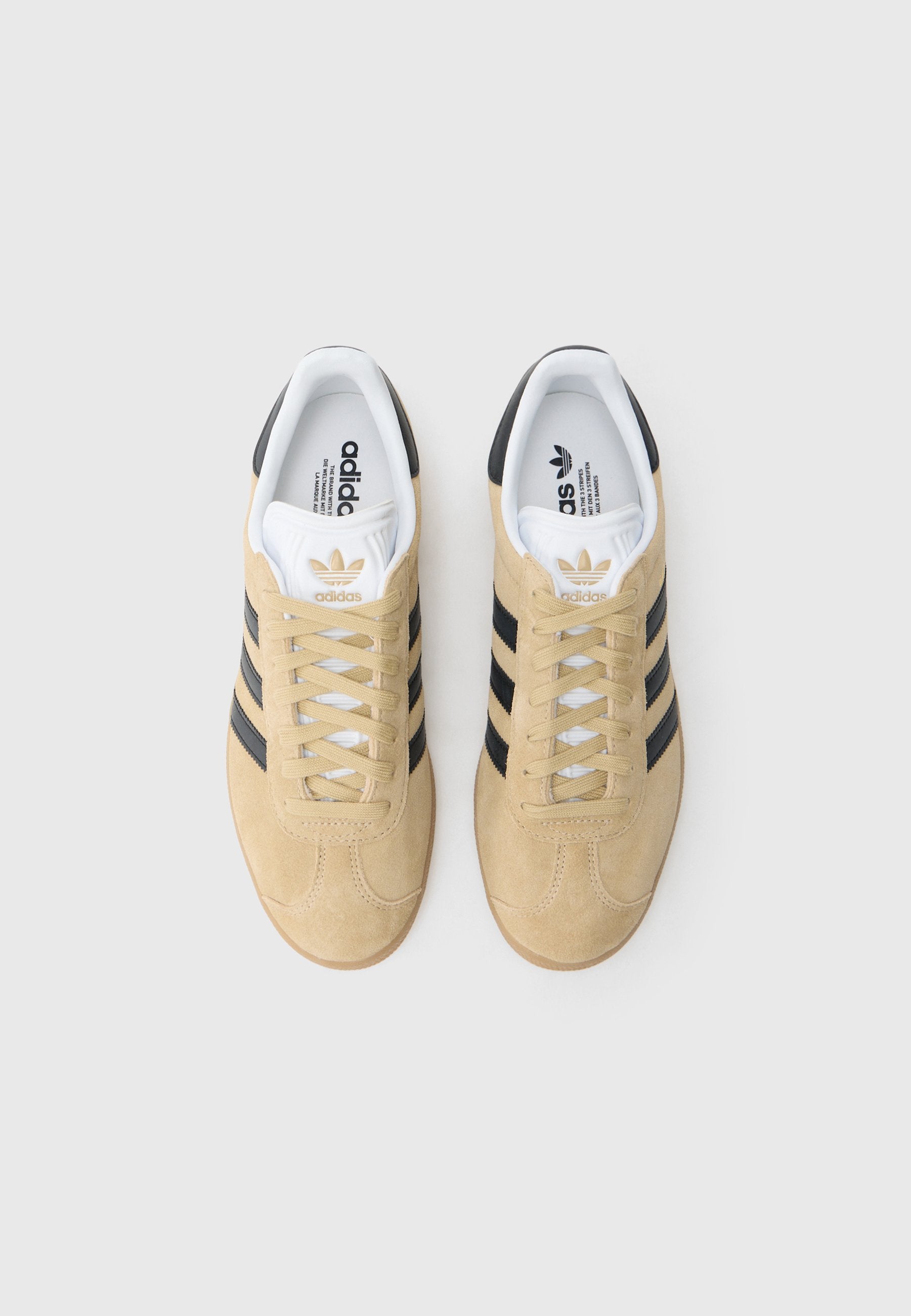 GAZELLE UNISEX - أحذية رياضية - بيج سحري/أسود أساسي/أبيض