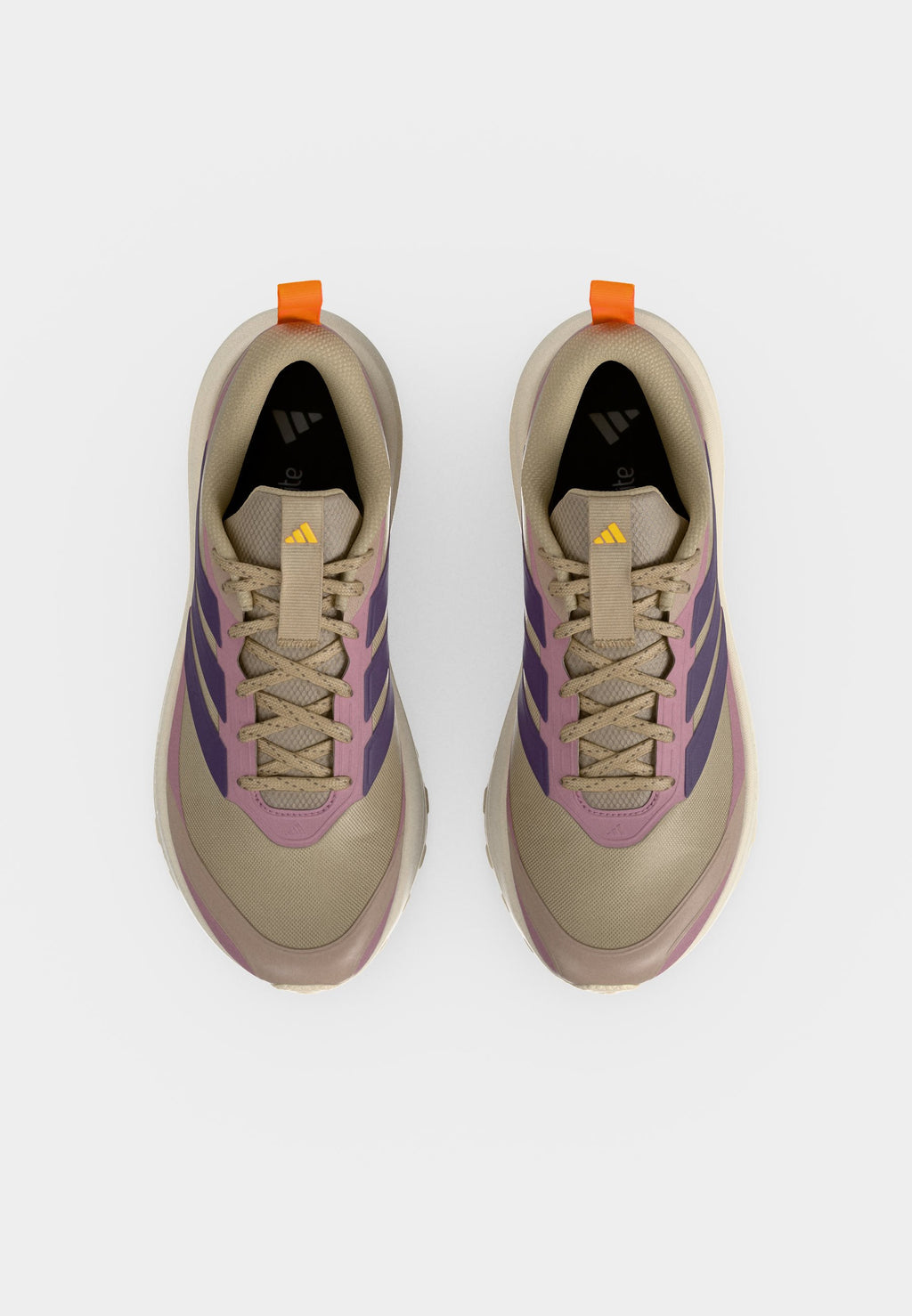 RUNFALCON 6 ATR - Road running shoes - khaki three/violet/magic mauve