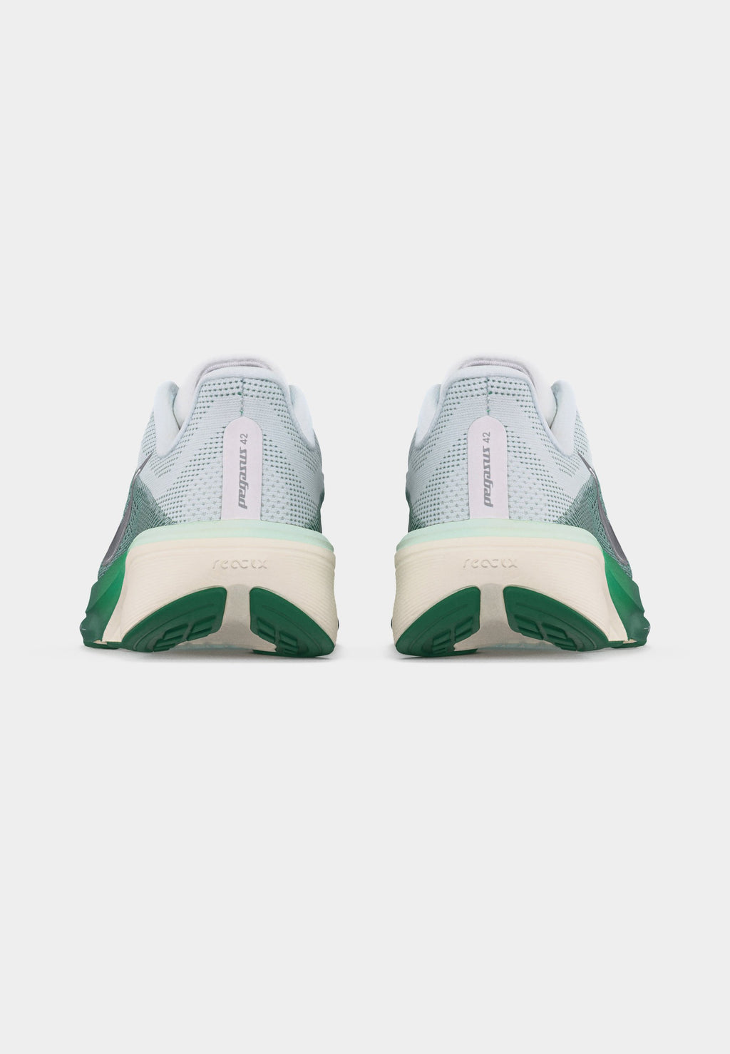 PEGASUS 42 - Road running shoes - white/metallic silver-coloured/malachite/barely green/sail