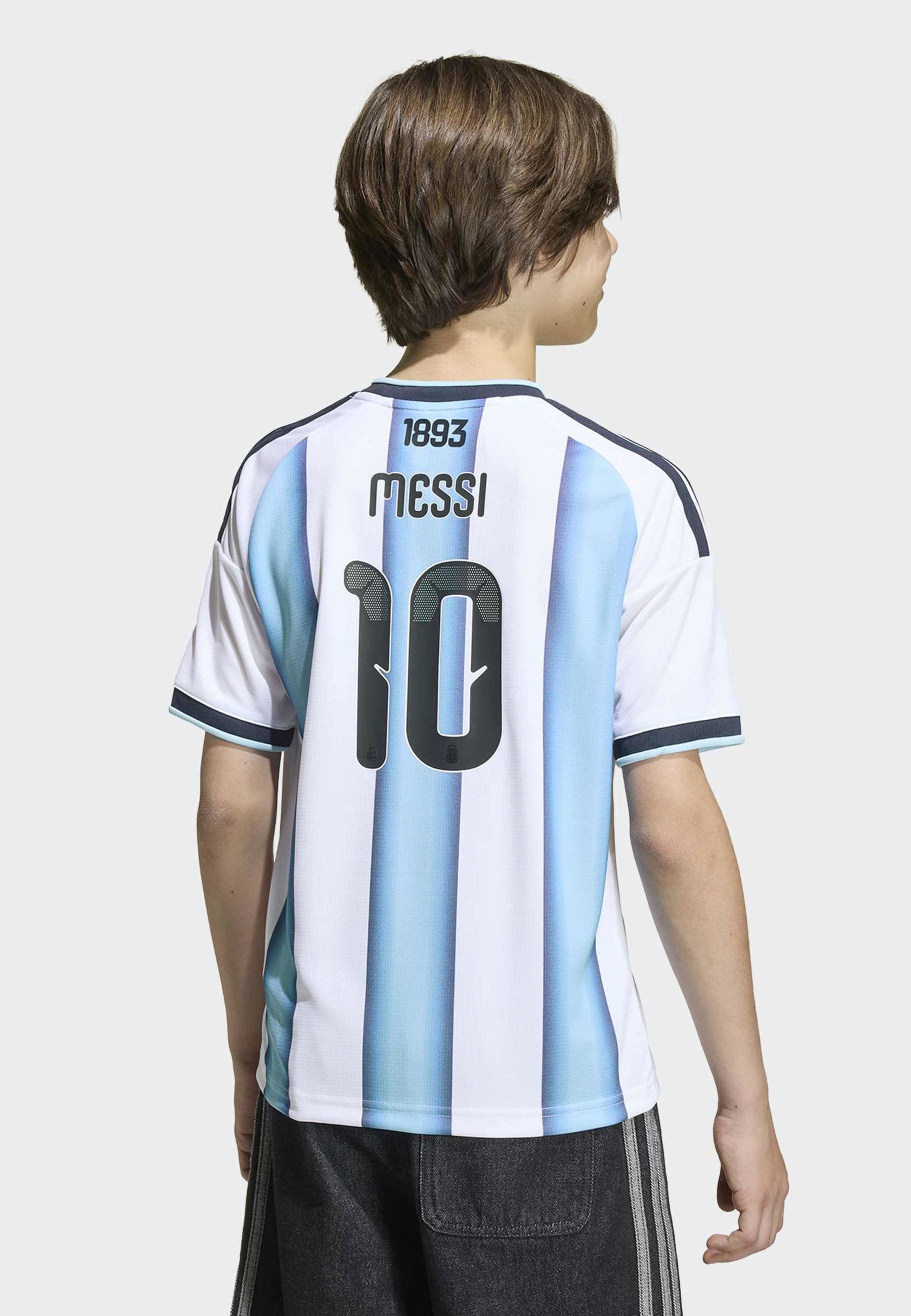 ARGENTINA 26 HOME MESSI - National team wear - white icey blue light blue