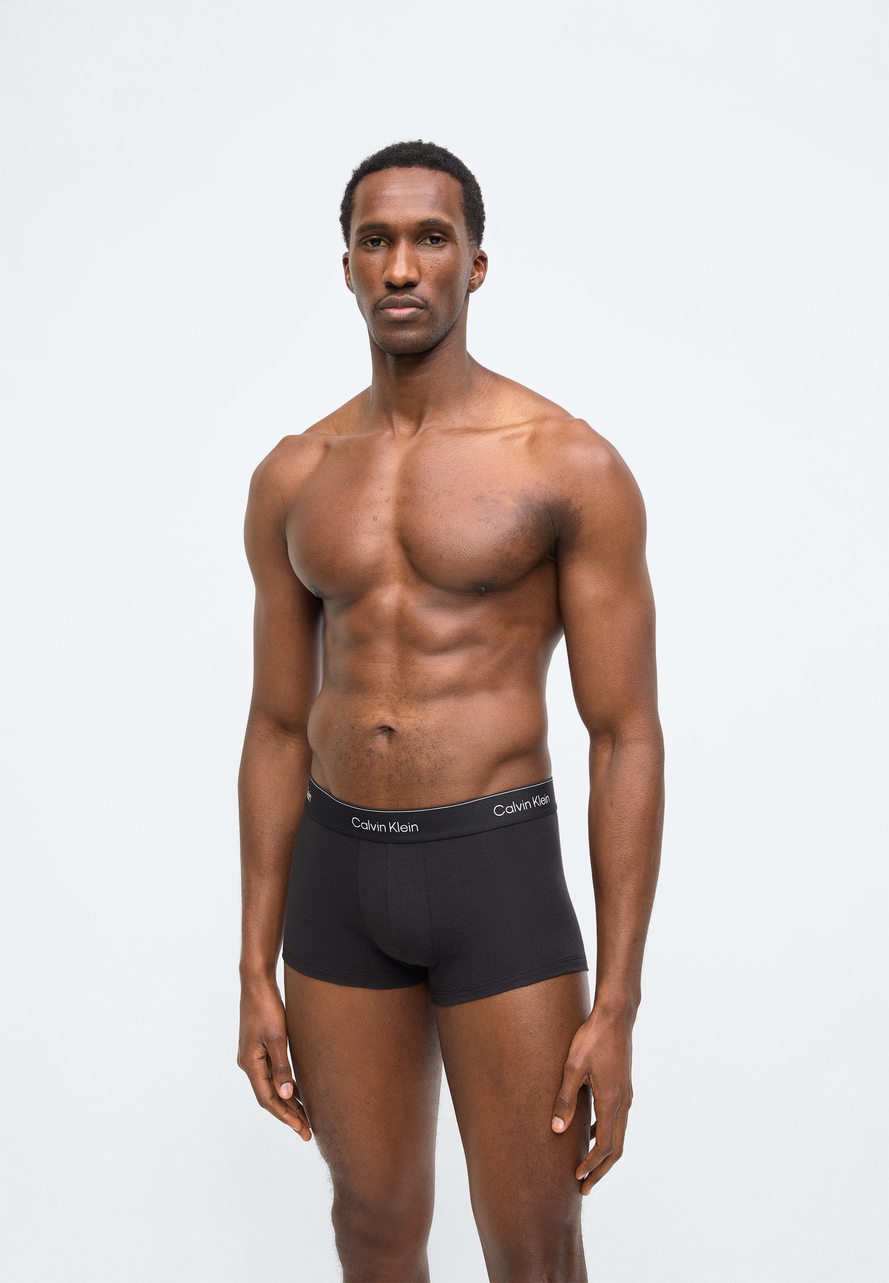 LOW RISE TRUNK 7 PACK ICON COTTON STRETCH - Trunks - black