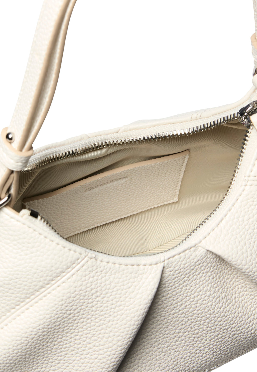ENGRAVED - Handbag - white alyssum