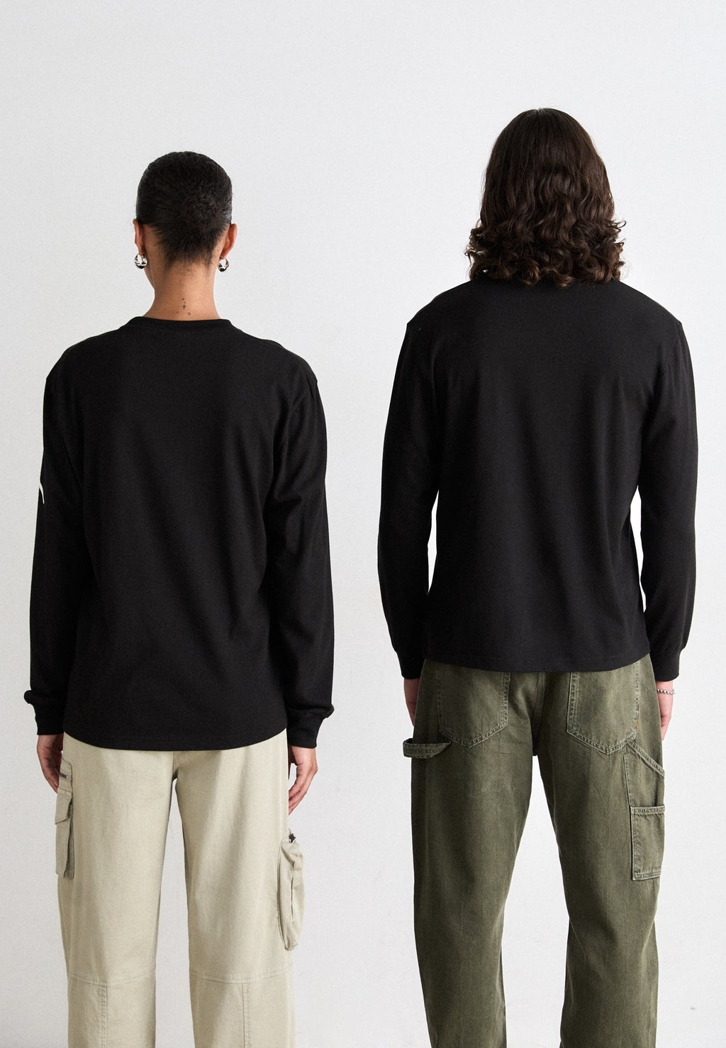 UNISEX - Long sleeved top - black