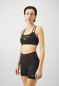 PUMA X HYROX MOVE STRAPPY BRA - Medium support sports bra - black