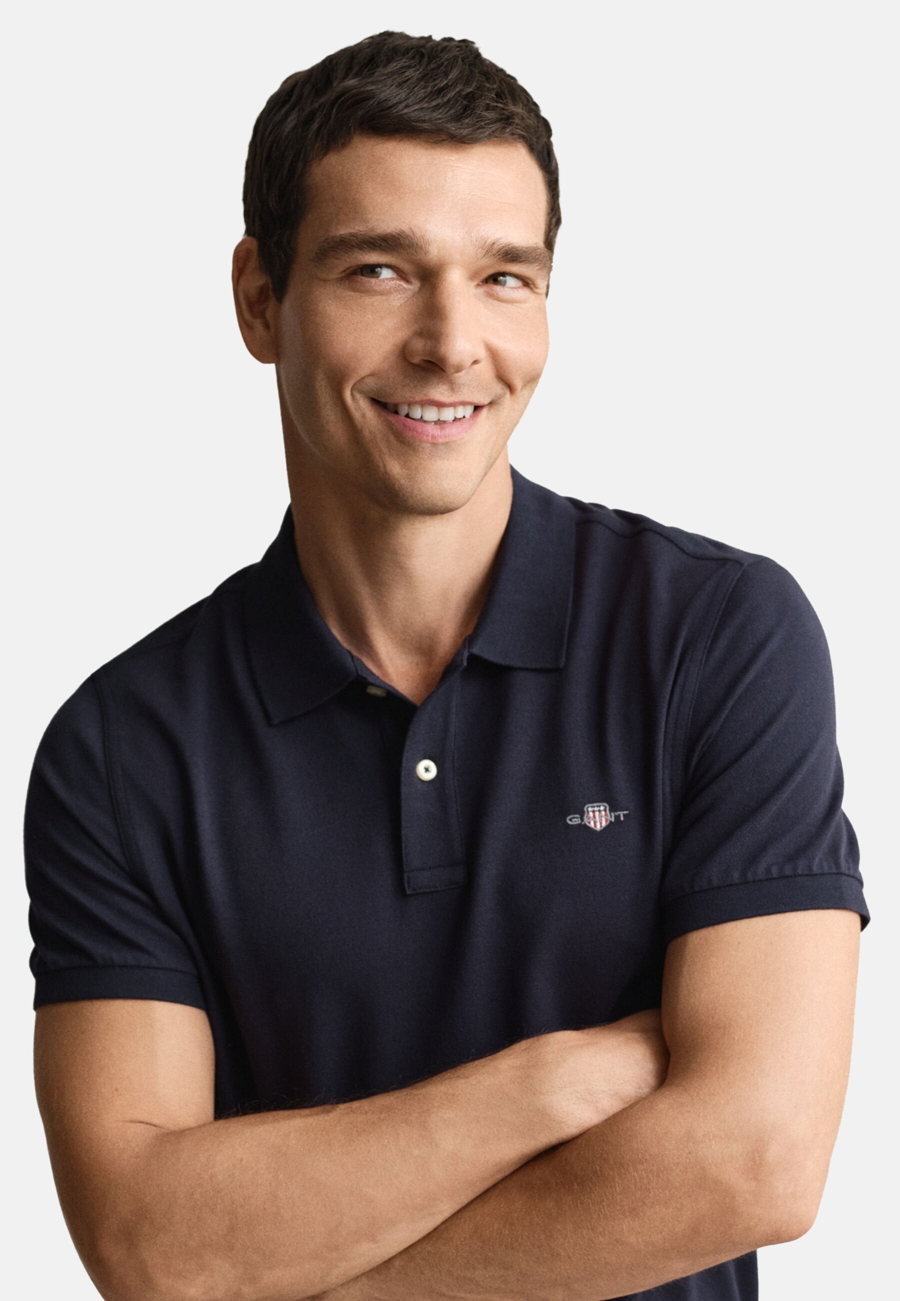 REG SHIELD - Polo shirt - evening blue