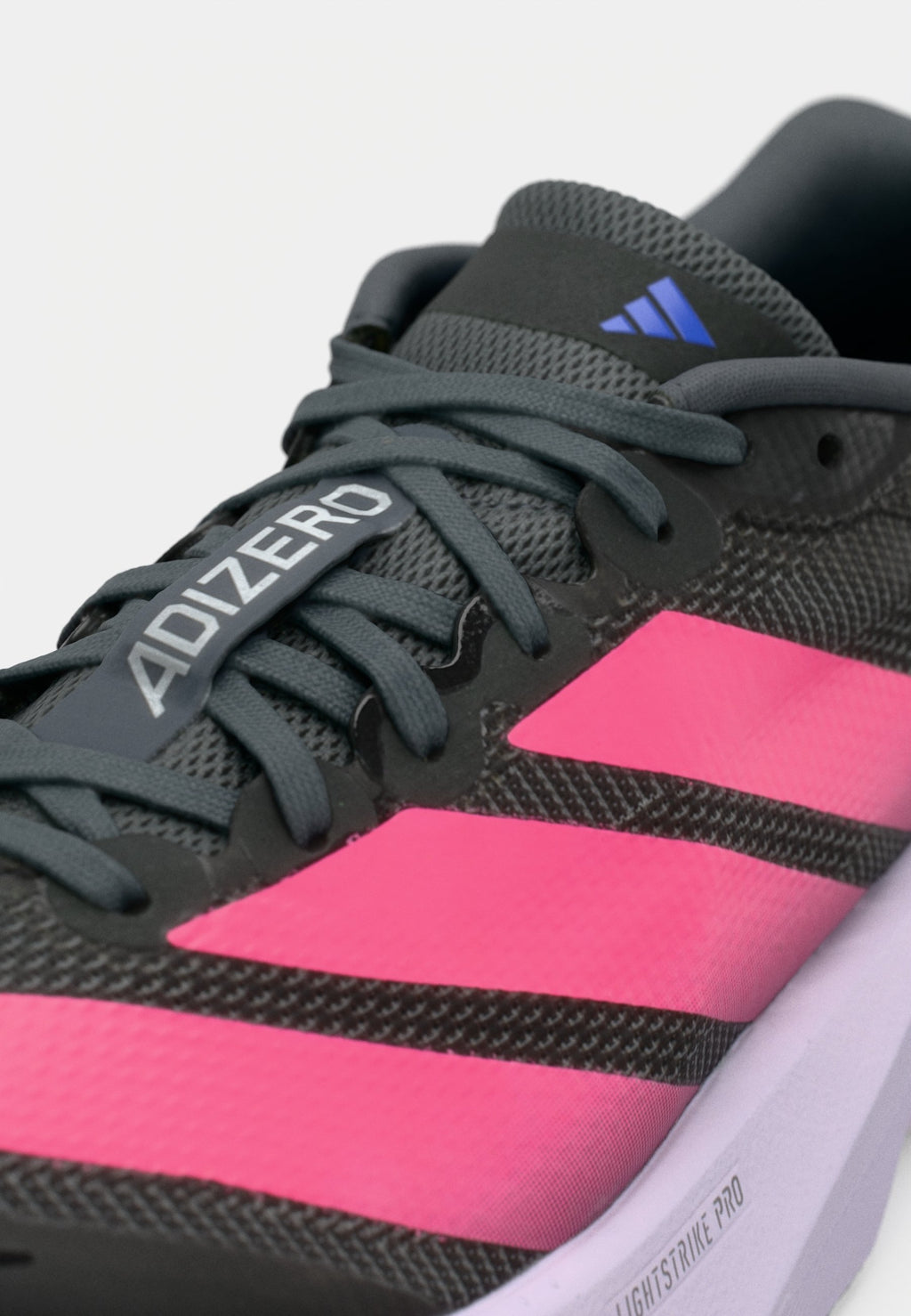 ADIZERO BOSTON - Road running shoes - core black/lucid pink/cobalt blue