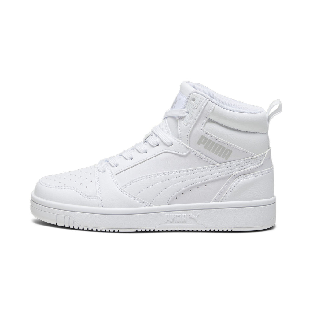 REBOUND V6 MID JR  - High-top trainers - puma white-cool light gray