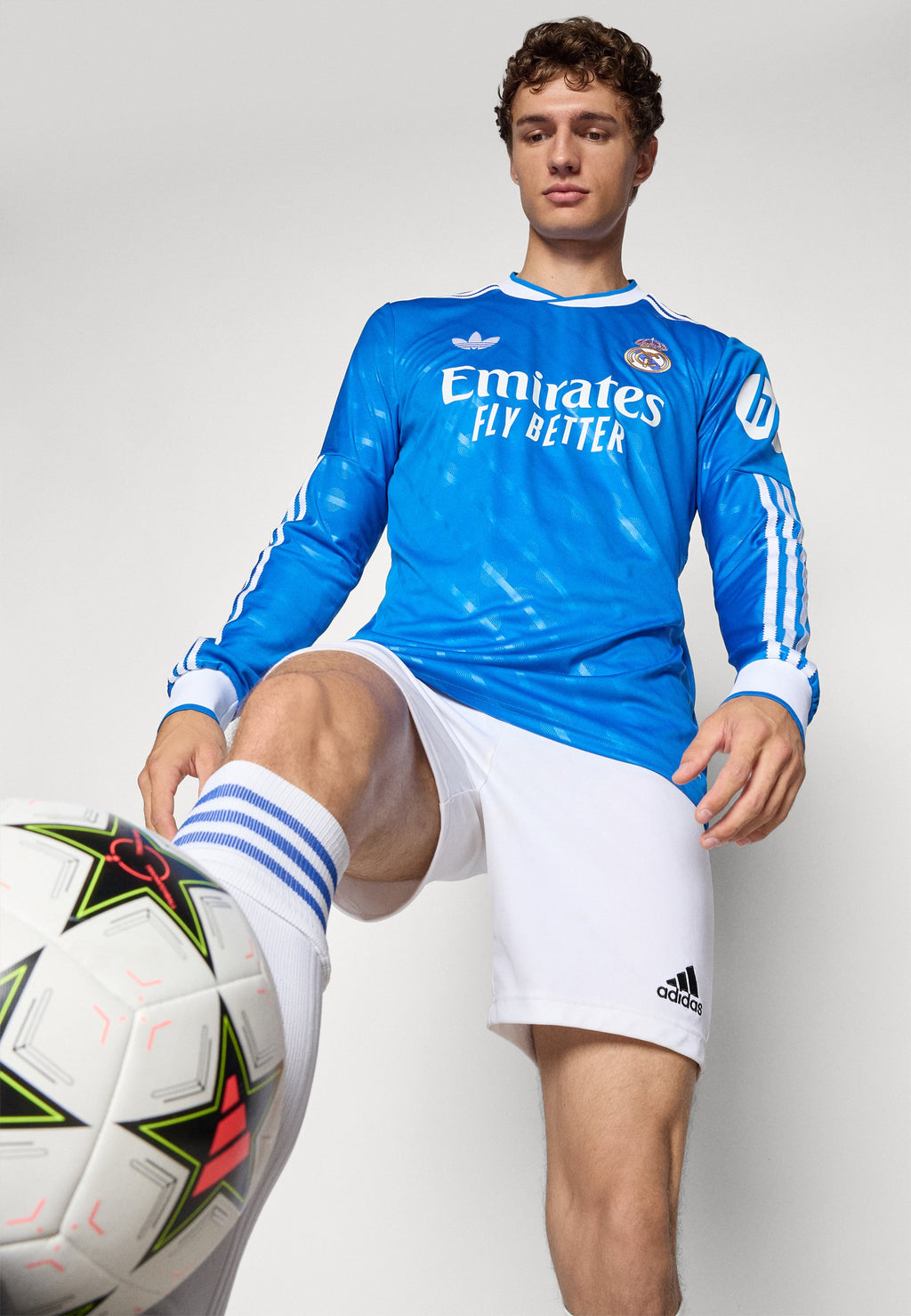 MAILLOT TROISIÈME REAL MADRID 25/26 MANCHES LONGUES - Maillot de football - bleu oiseau