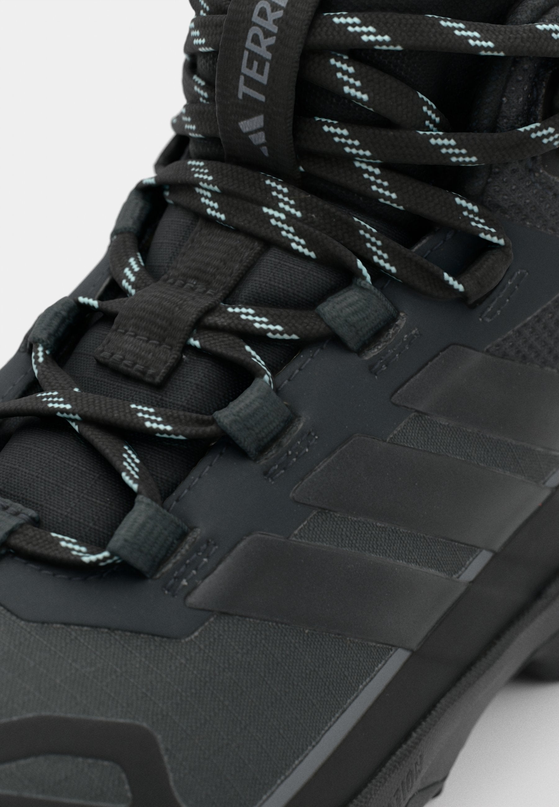 TERREX SKYCHASER AX5 MID GORE-TEX HIKING - Hiking shoes - carbon/core black/semi flash aqua