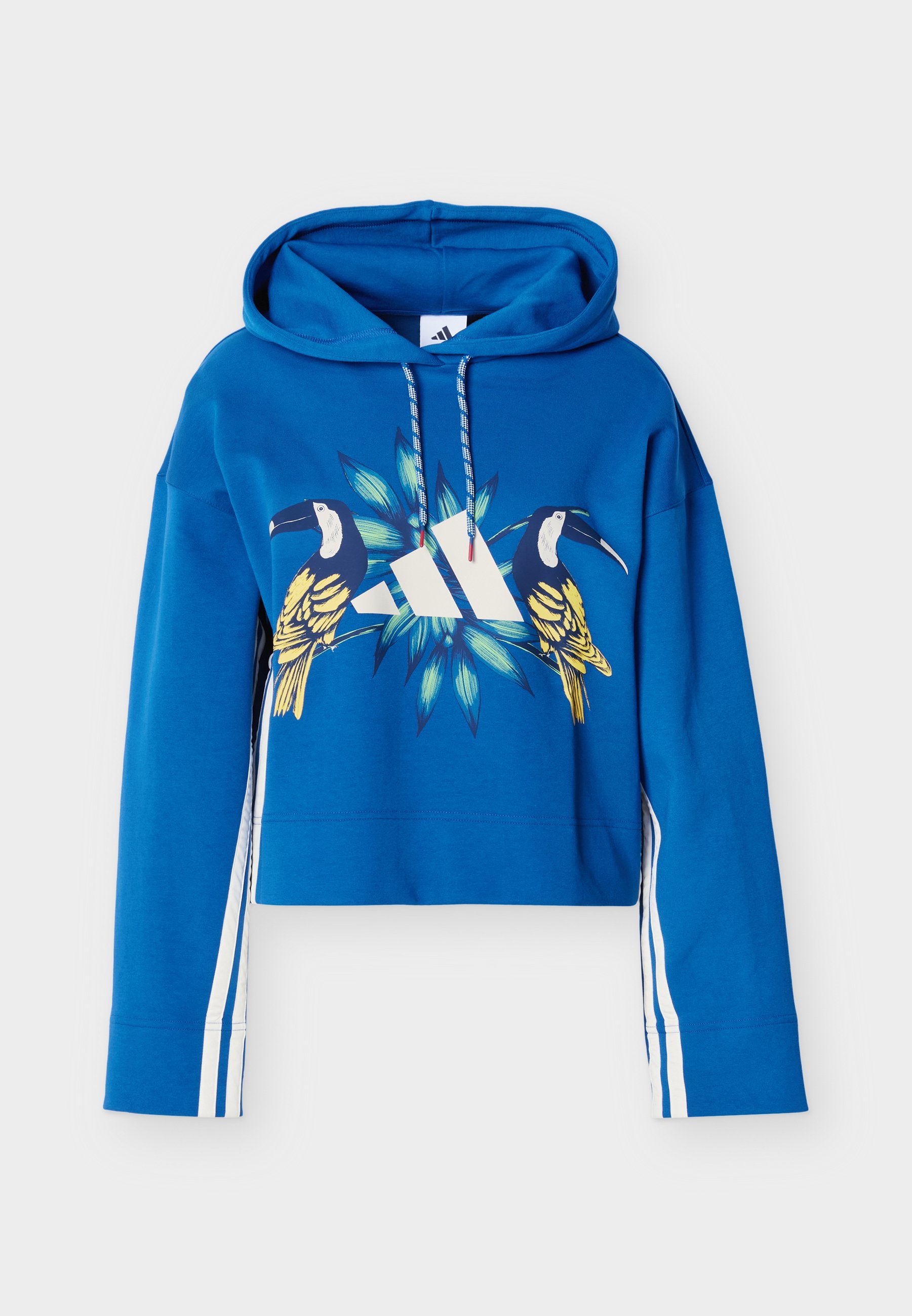 ADIDAS X FARM RIO - Hoodie - dark marine/cream white