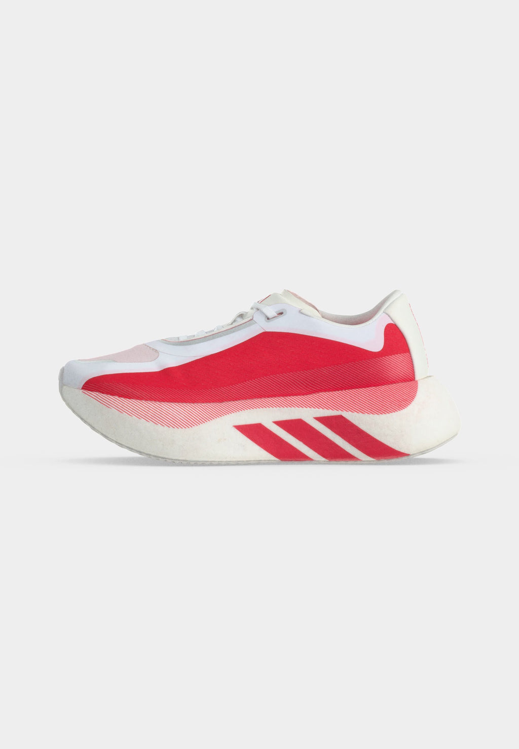 HYPERBOOST EDGE - Road running shoes - cloud white/pure ruby/metallic