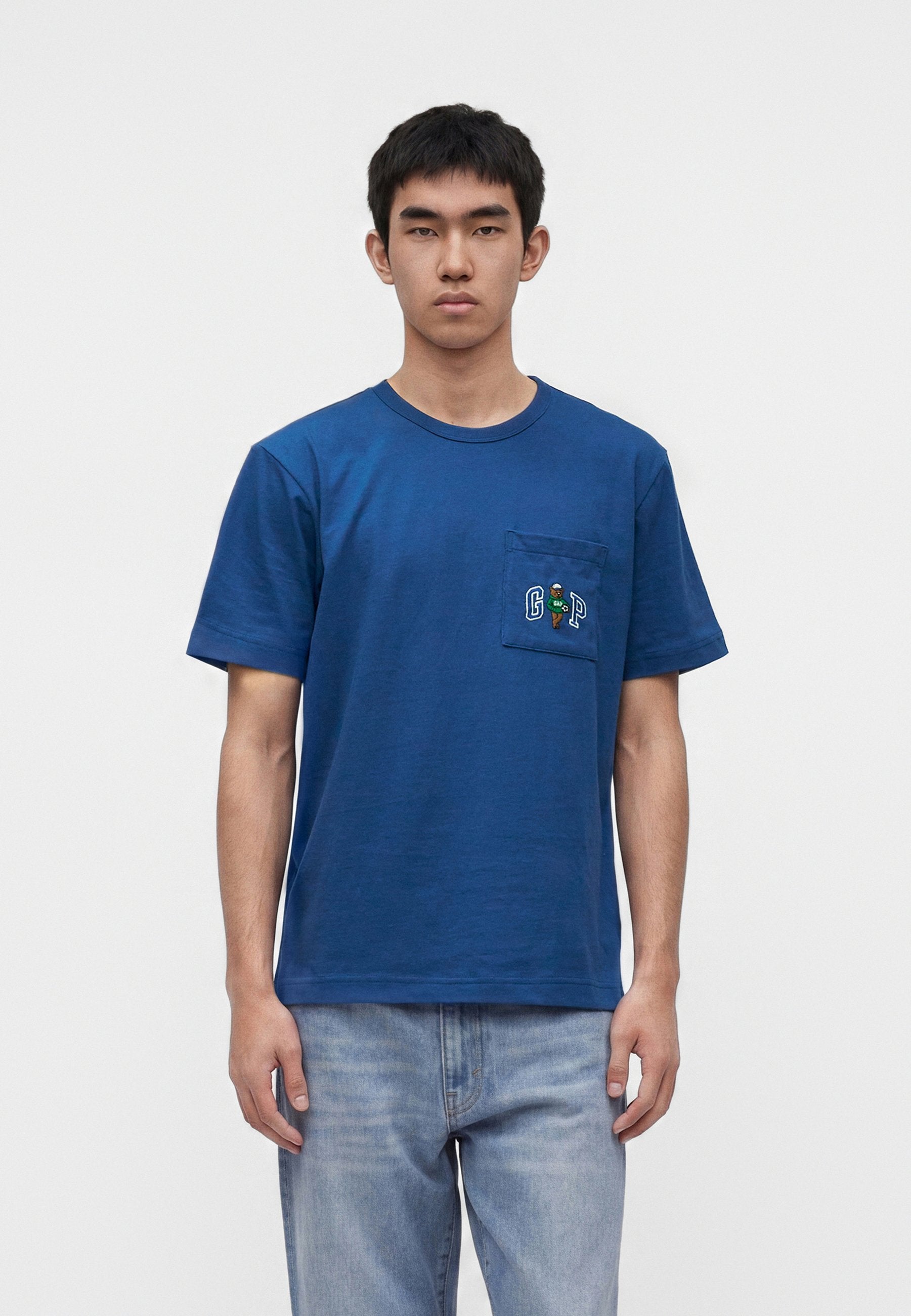 BRANNAN - Basic T-shirt - blue
