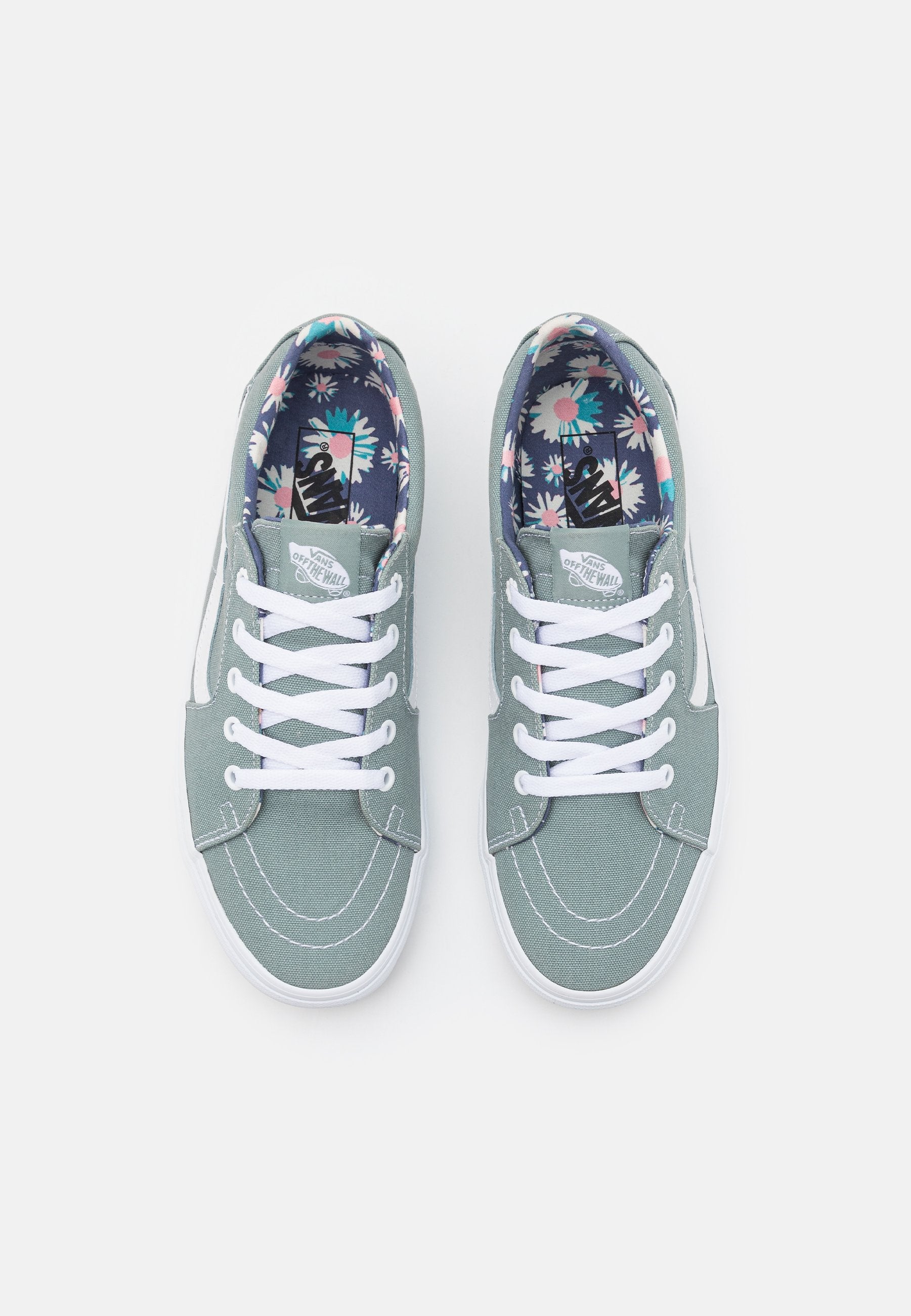 SK8-LOW UNISEX - Trainers - green milieu/true white