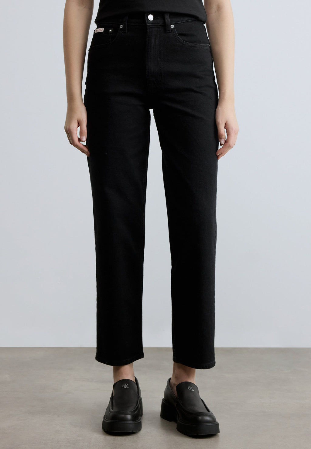 TAPER - Jeans Tapered Fit - soft black