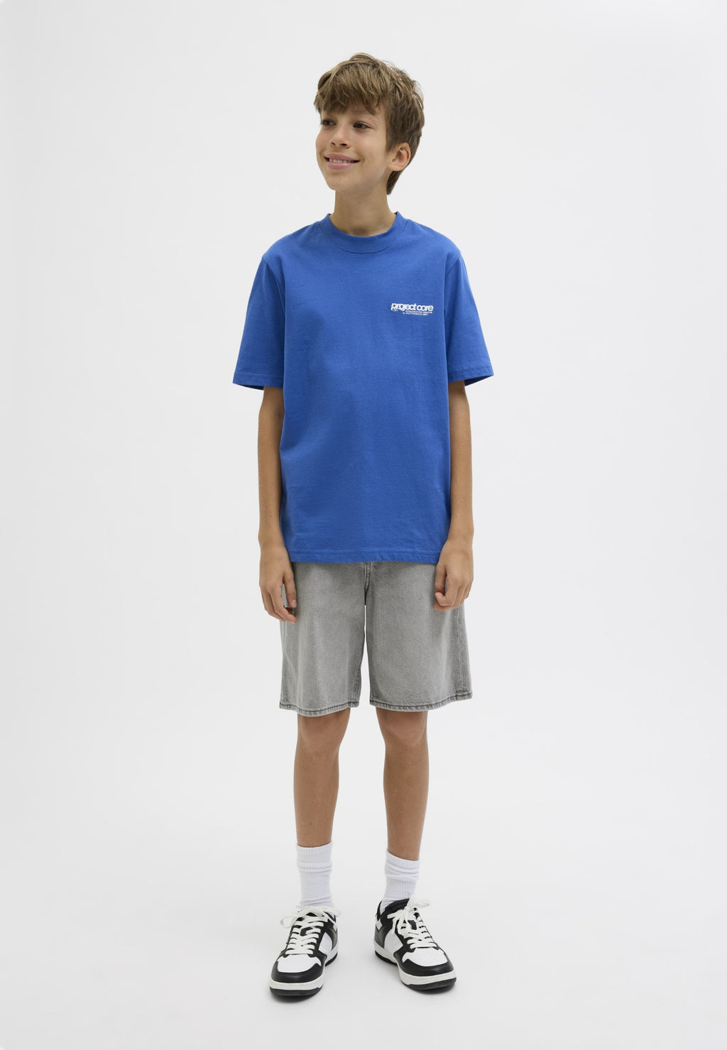 Denim Loose Fit Junior - Denim shorts - grey denim