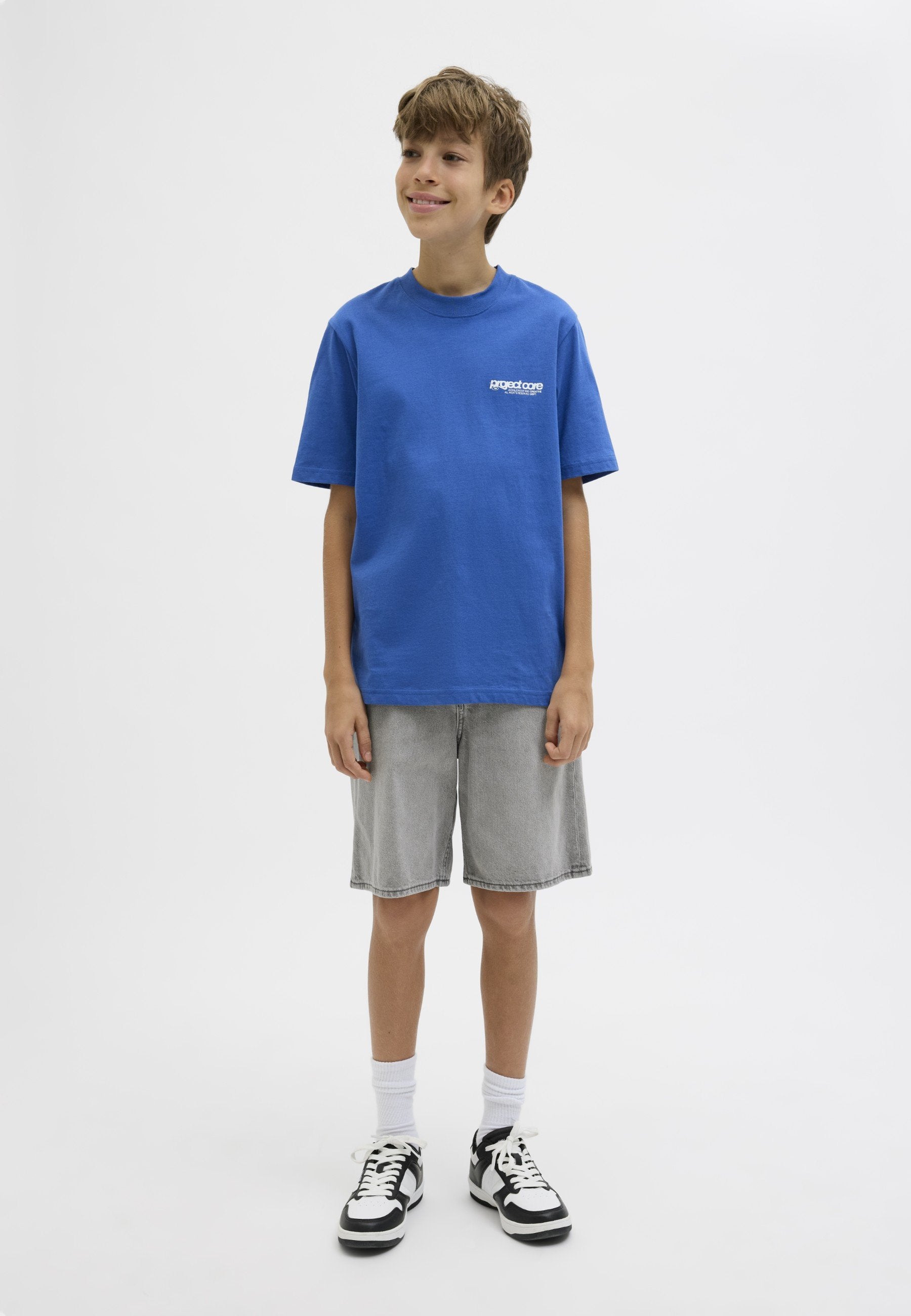 Denim Loose Fit Junior - Denim shorts - grey denim