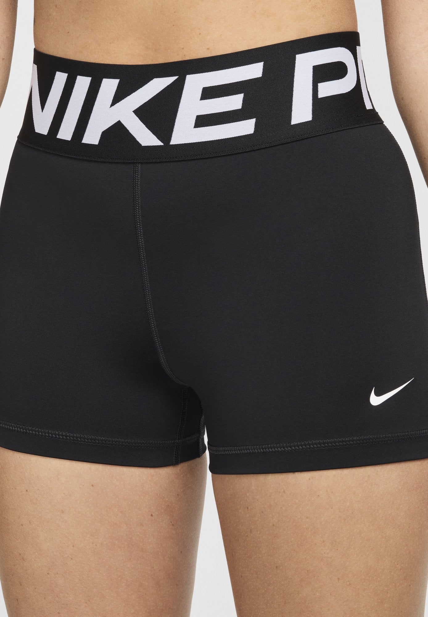 W NP SCULPT DF HR 3IN SHORT - Leggings - black white