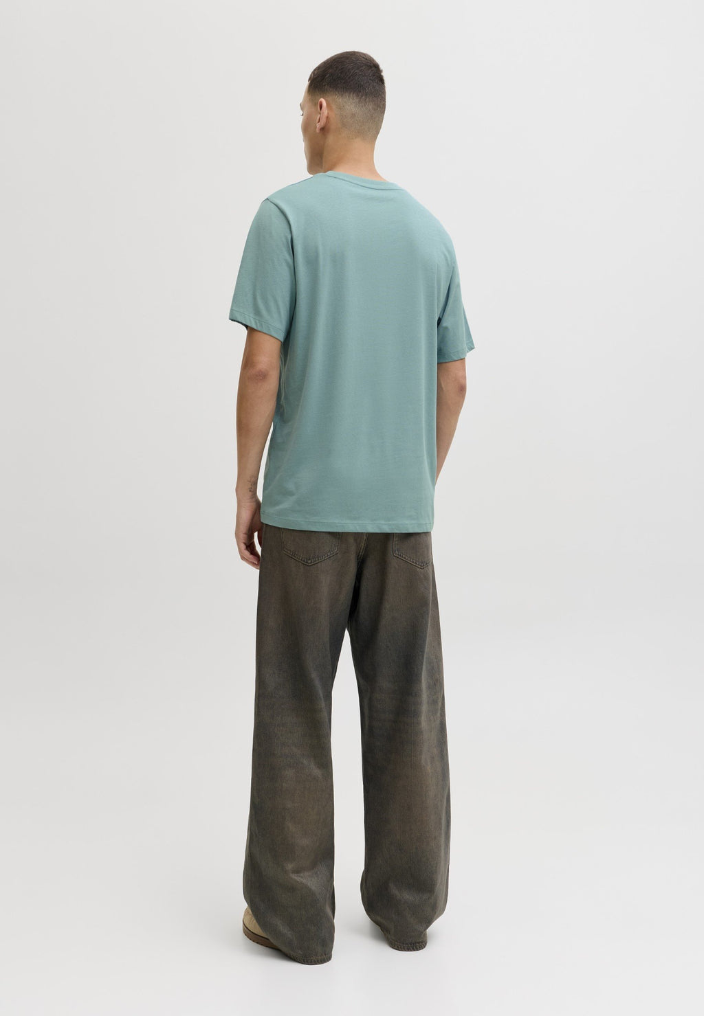 T- - Print T-shirt - mineral blue