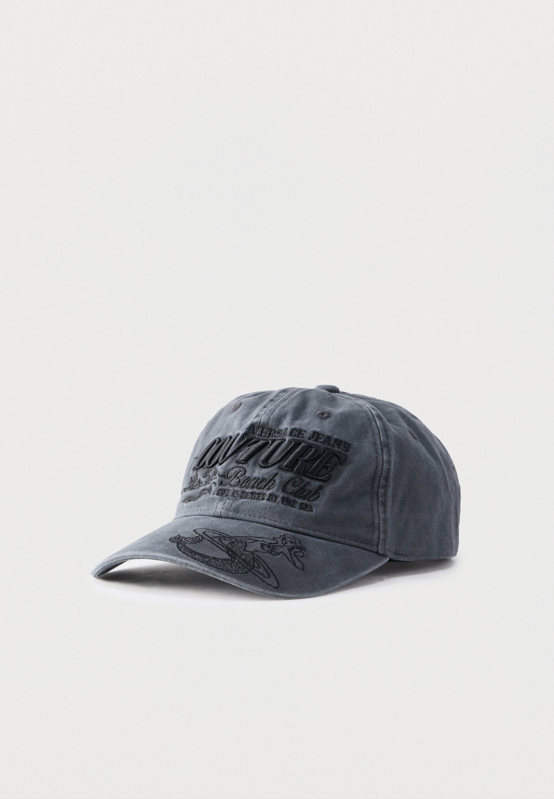 CASQUETTE DE BASEBALL COUPÉE AU MILIEU UNISEXE - Casquette - noir