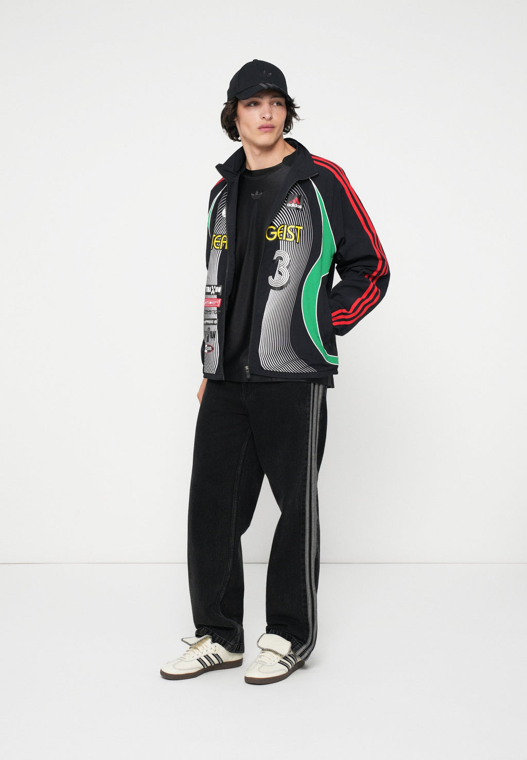 UNISEX - Light jacket - black/green/better scarlet