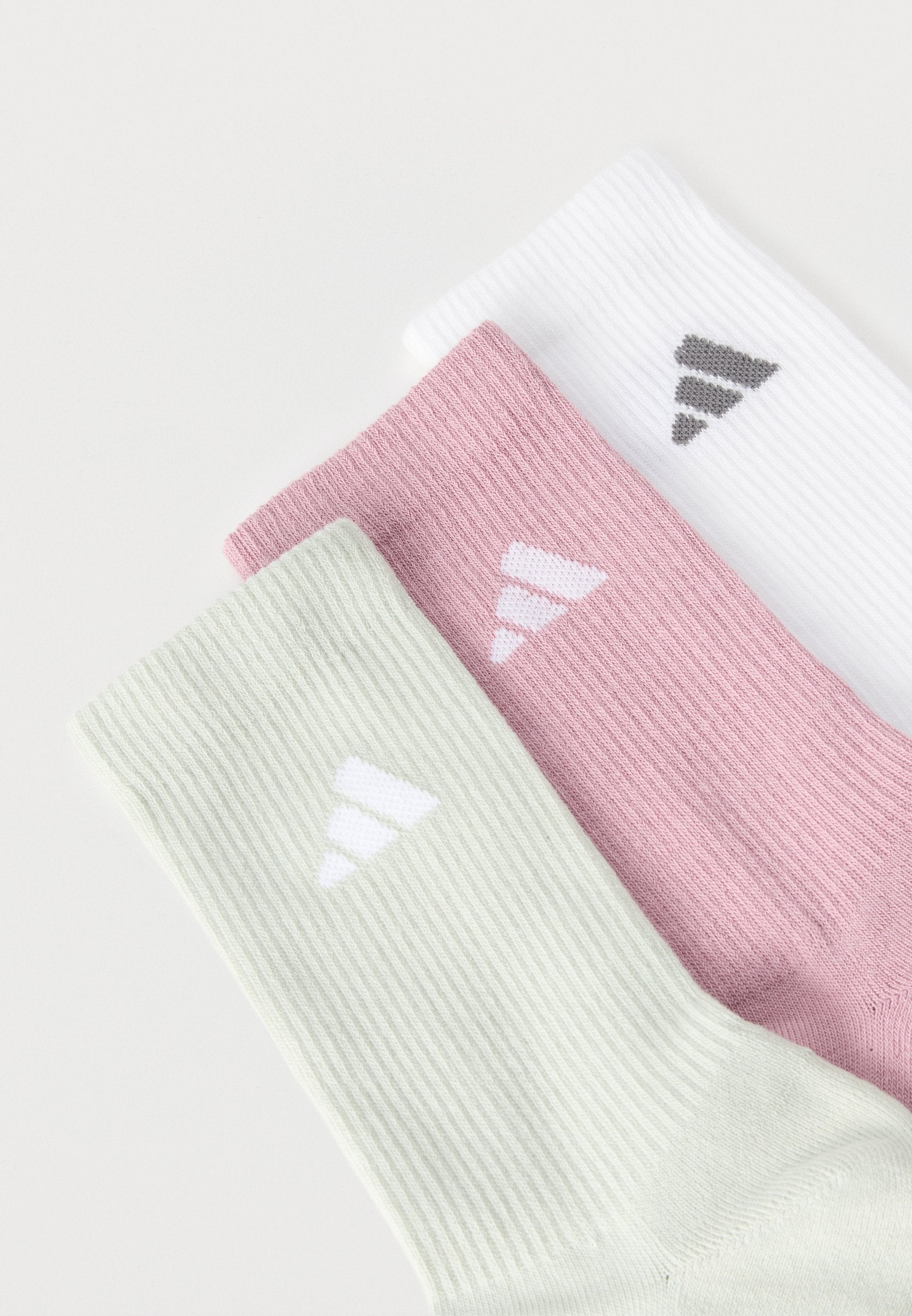 3 PACK UNISEX - Sports socks - magic mauve/white/halo green/grey four