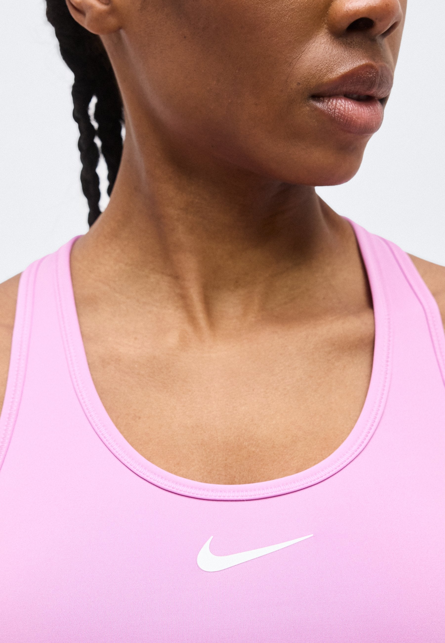 BRA - Medium support sports bra - light magenta/white