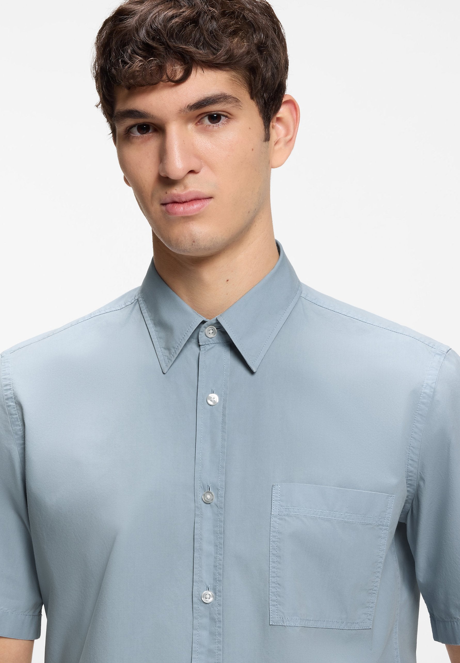 RELEGANT SHORT - Shirt - light/pastel blue