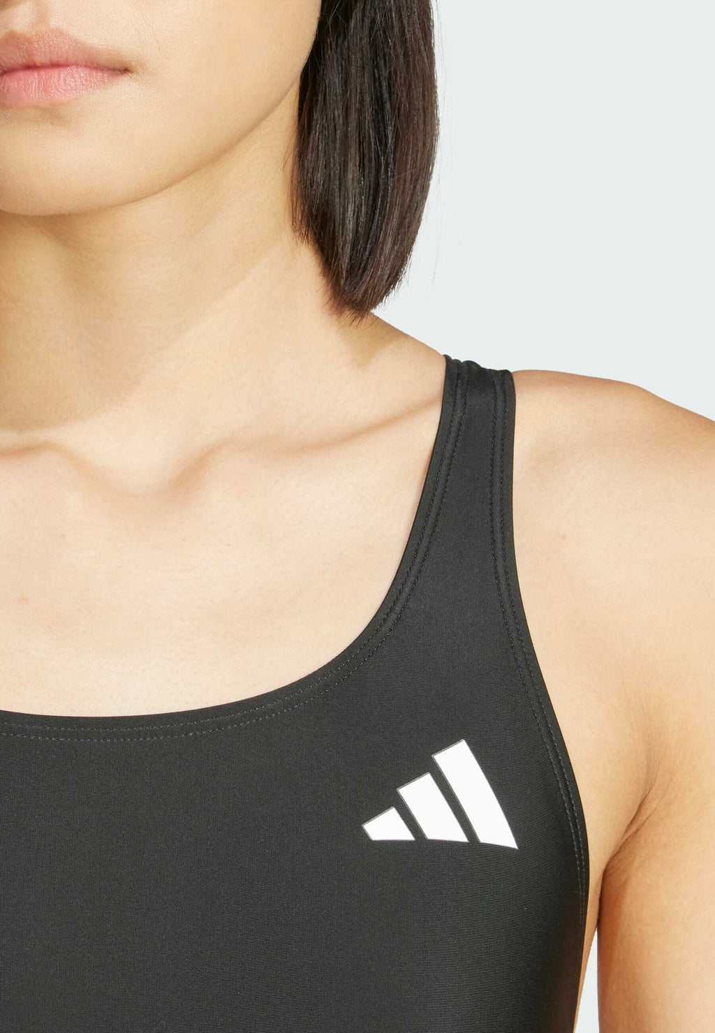 ADIDAS PERFORMANCE V-BACK SWIMSUIT - Swimsuit - black