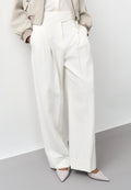 TALILY - Trousers - open white