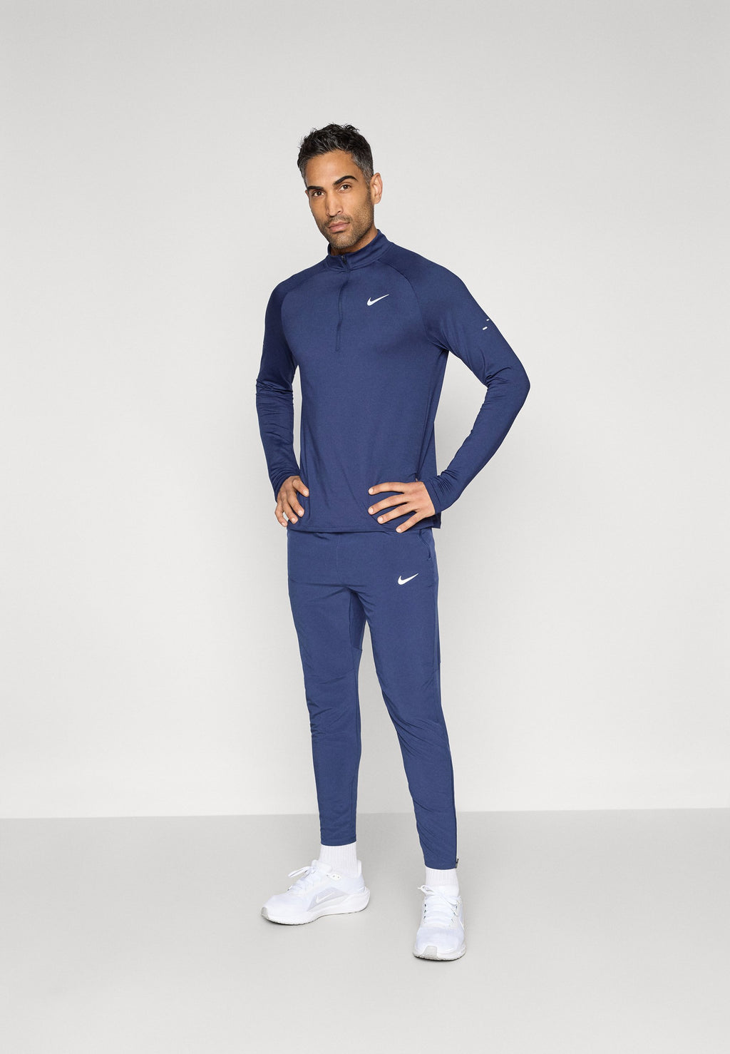 Tracksuit bottoms - midnight navy/reflective silver-coloured