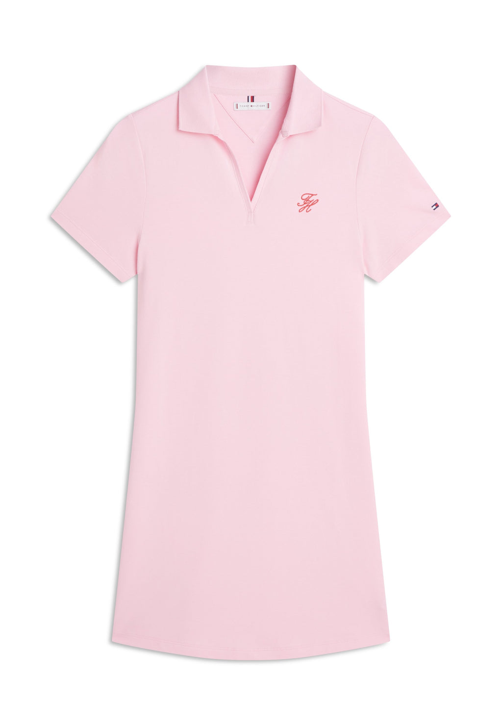1985 LOGO EMBROIDERY MINI POLO DRESS - Day dress - classic pink