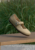SANTA CLARITA LENB SANDCASTLES NARROW - Ankle strap ballet pumps - sandcastle