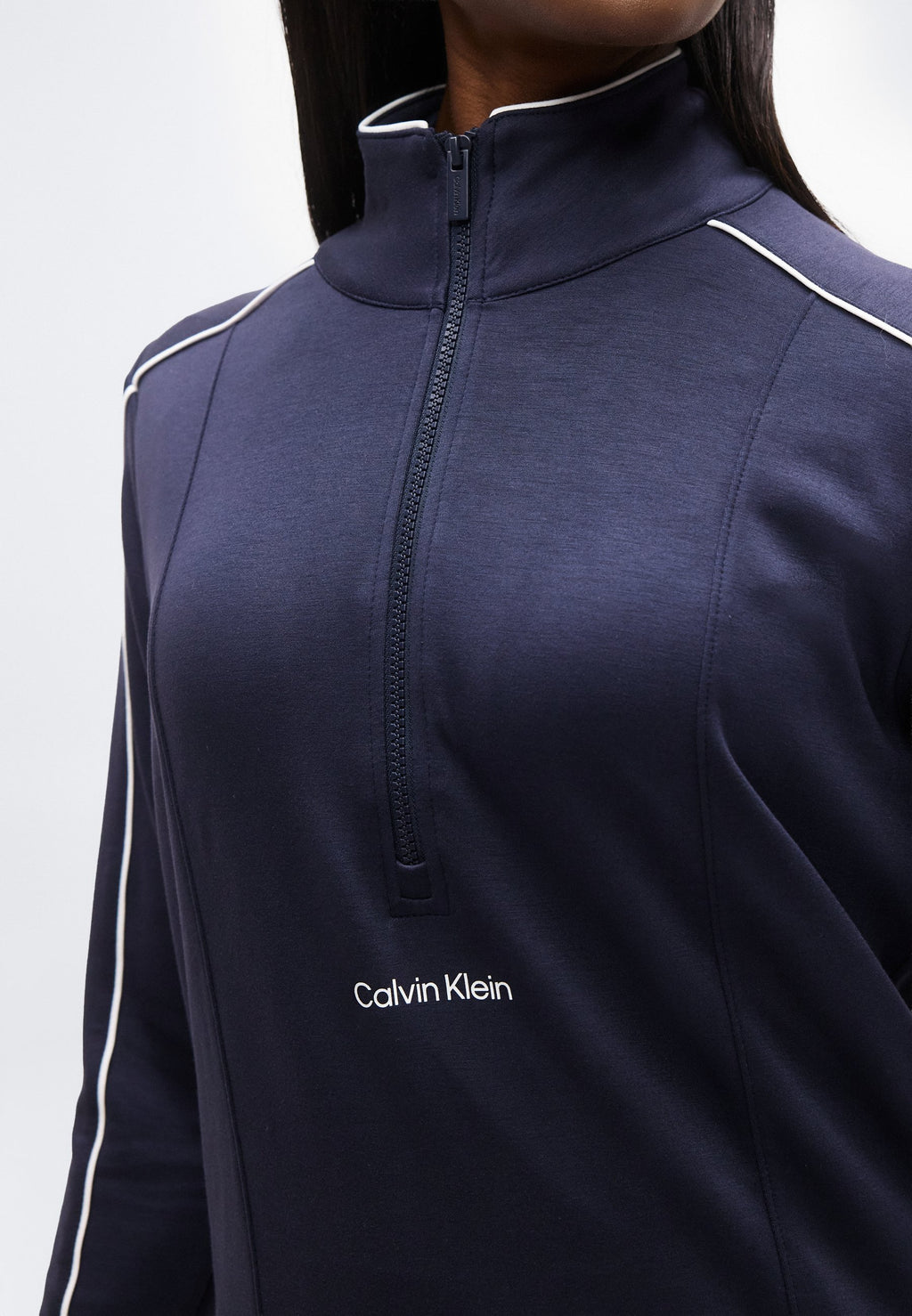 QUINTA QUARTER ZIP  - Long sleeved top - navy