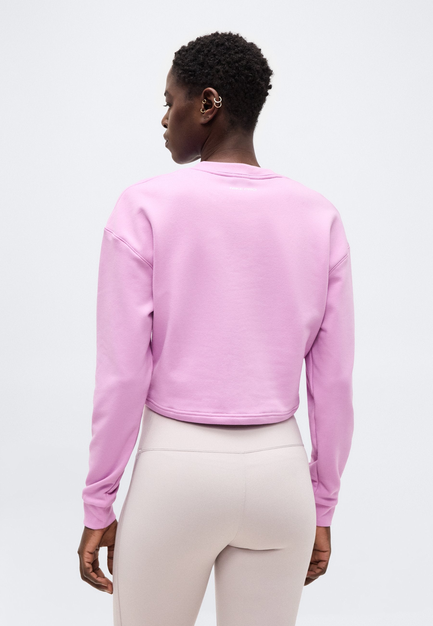 CREW - Sweatshirt - magenta/metallic silver-coloured/white