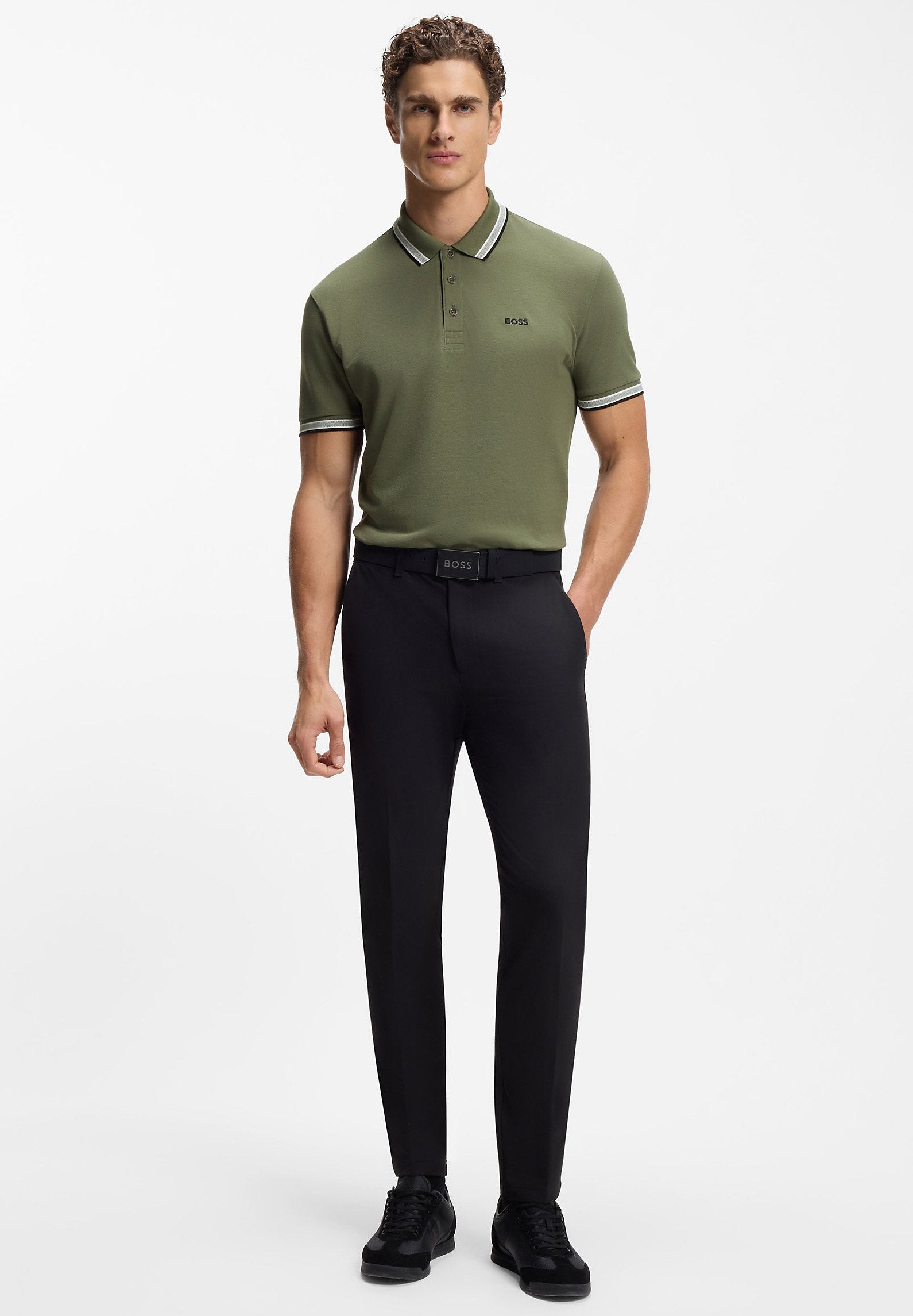 PADDY - Polo shirt - dark beige