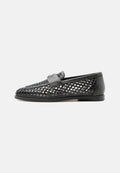 COIN LOAFER LASER CUT - Slip-ons - black