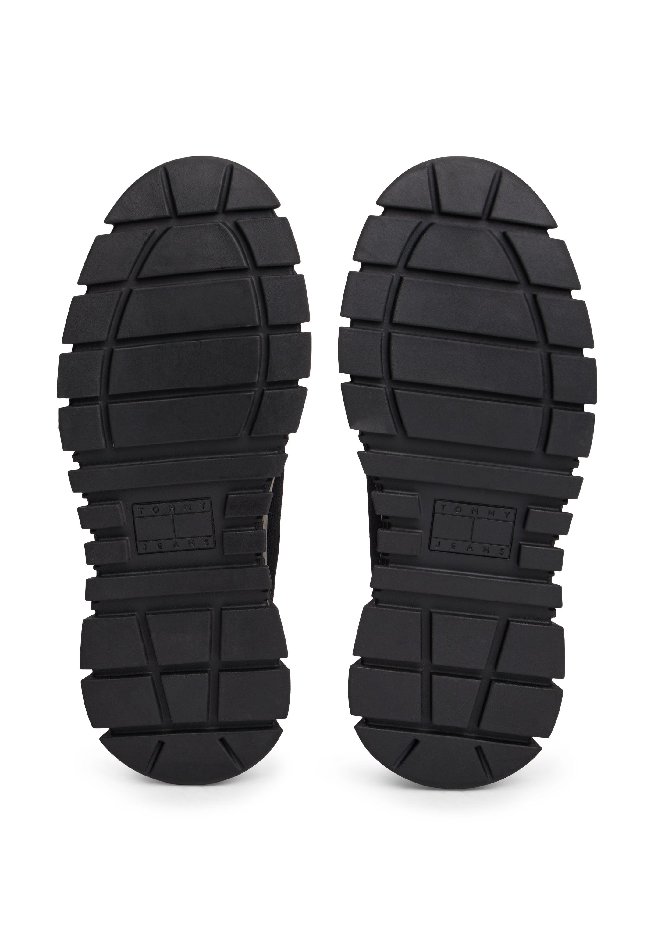 CHUNKY CLEAT KNIT TRAINERS - أحذية رياضية - أسود