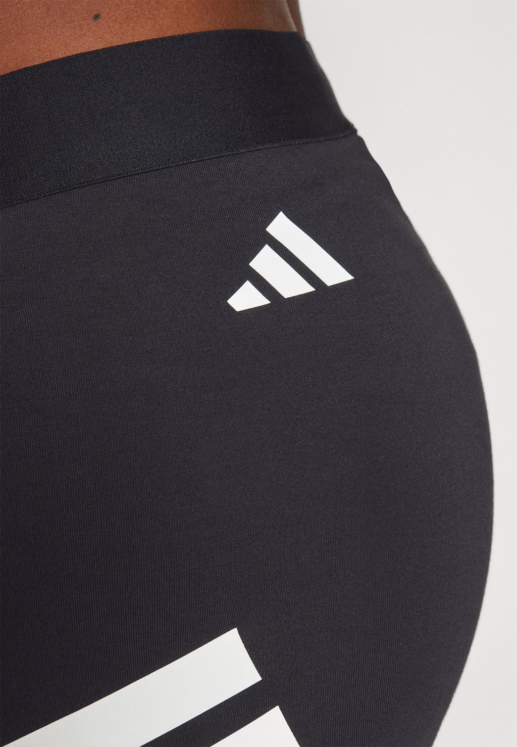 FUTURE ICONS THREE STRIPES BIKER SHORT - Leggings - black