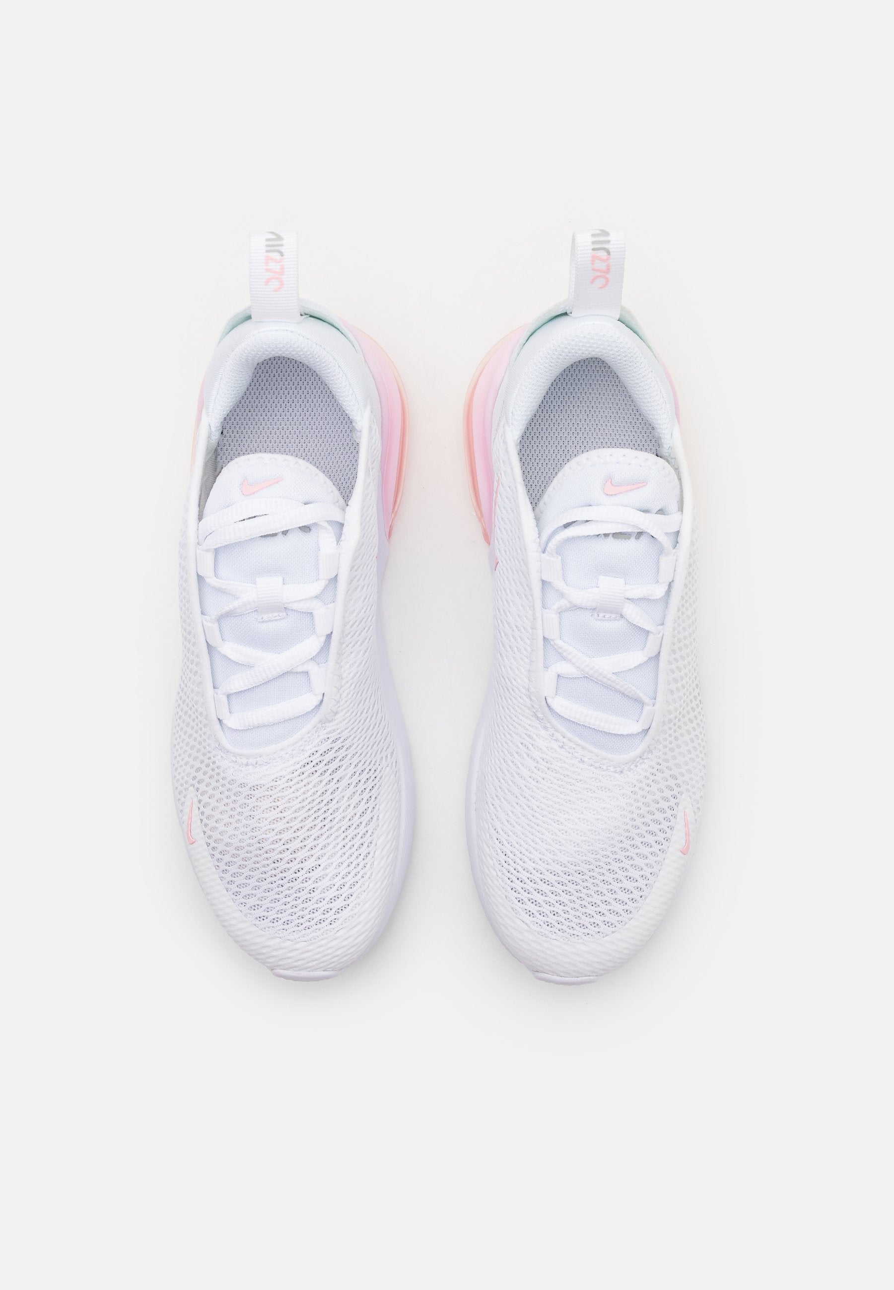 AIR MAX 270 UNISEX - Trainers - white/pink foam/light smoke grey