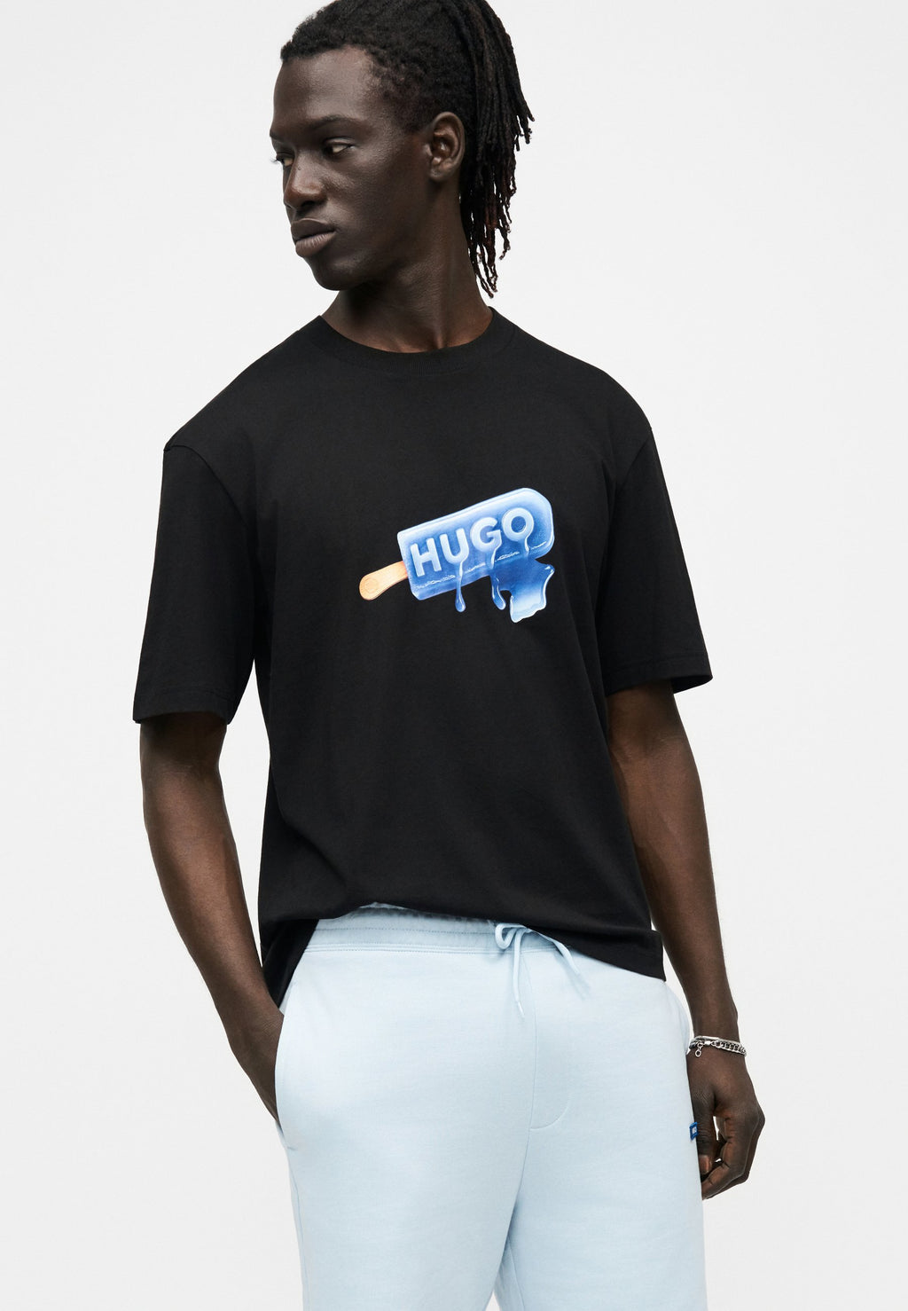 NOGLASY - Print T-shirt - black