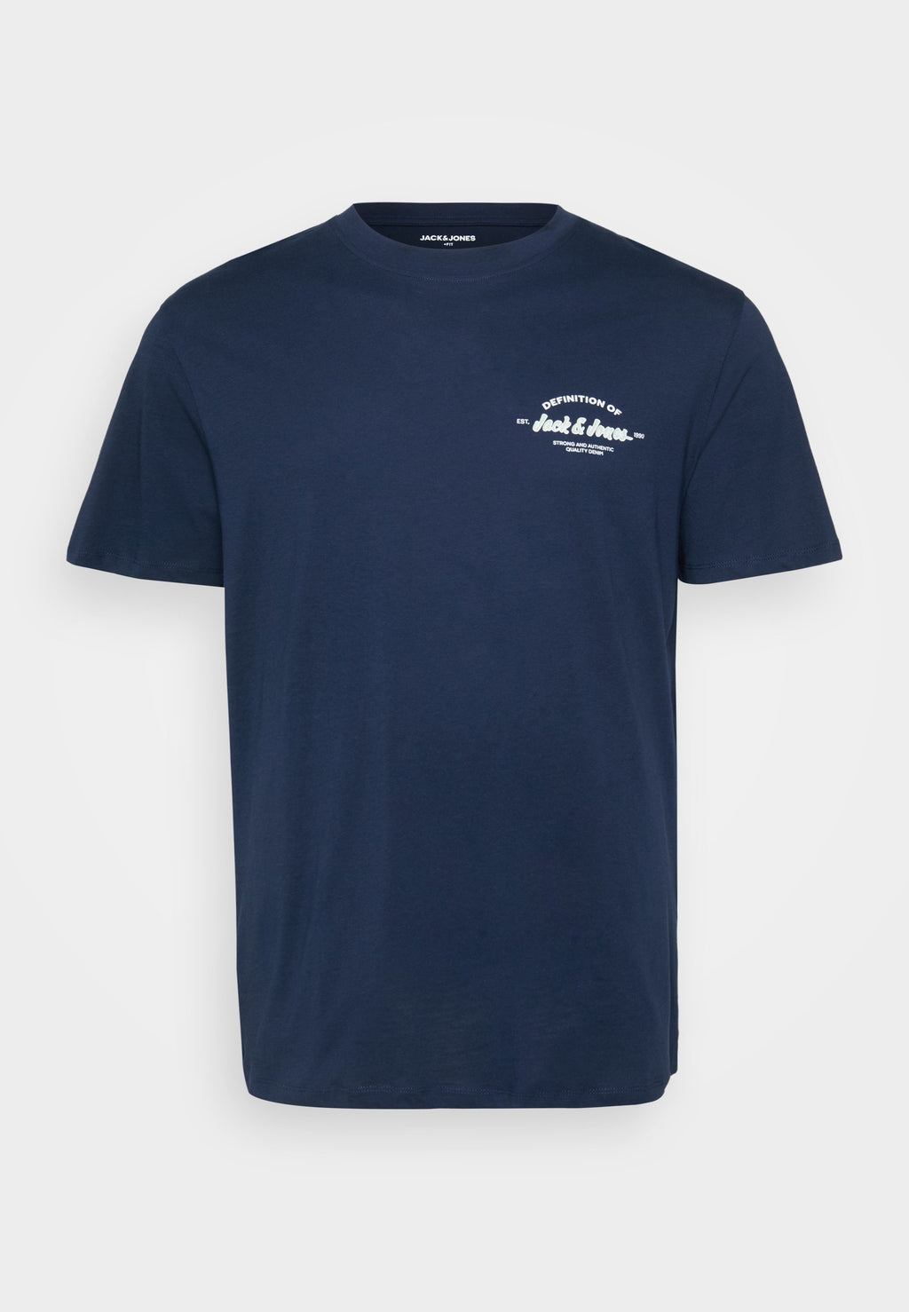 BRANDON TEE CREW NECK - Print T-shirt - navy