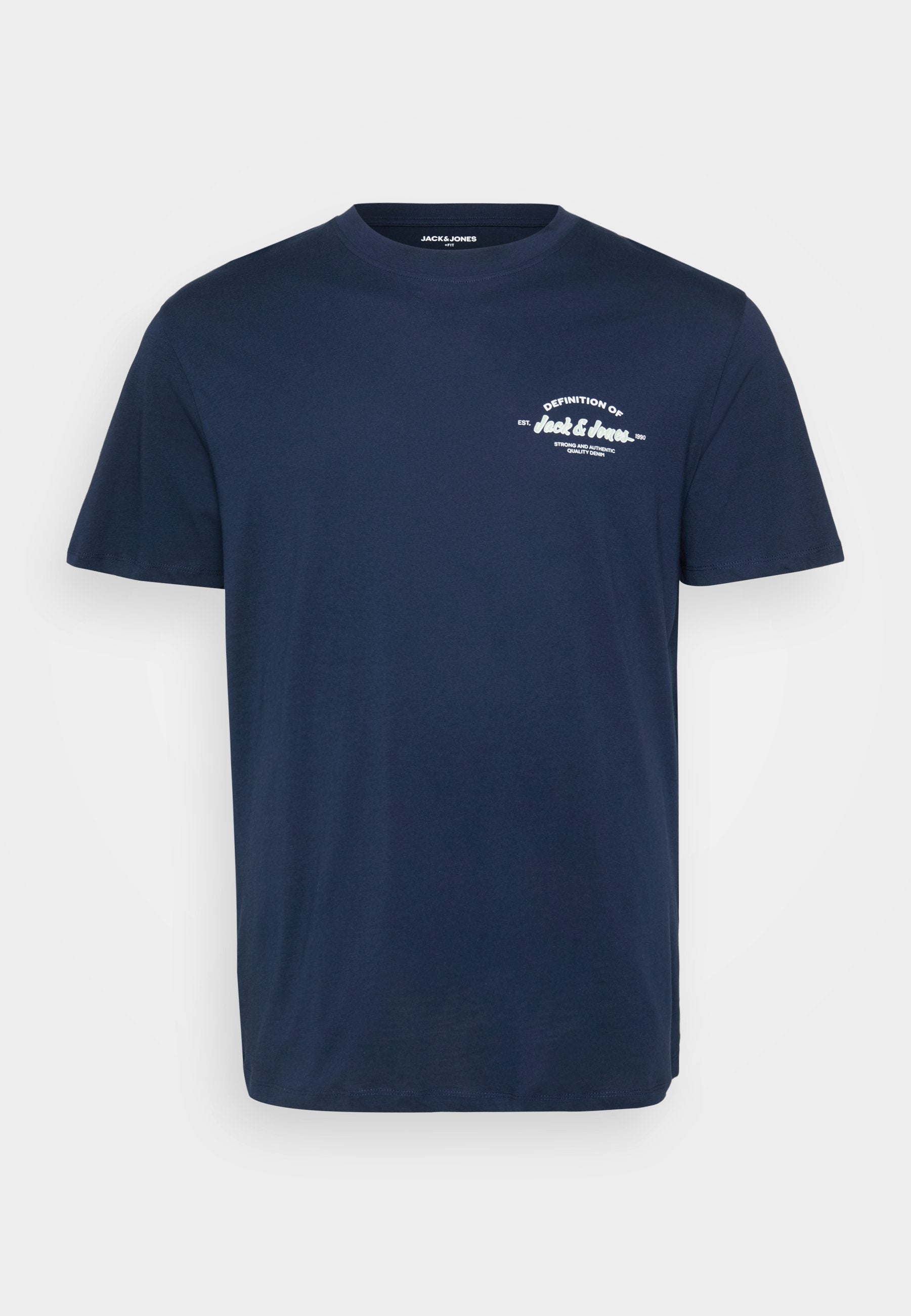 BRANDON TEE CREW NECK - Print T-shirt - navy